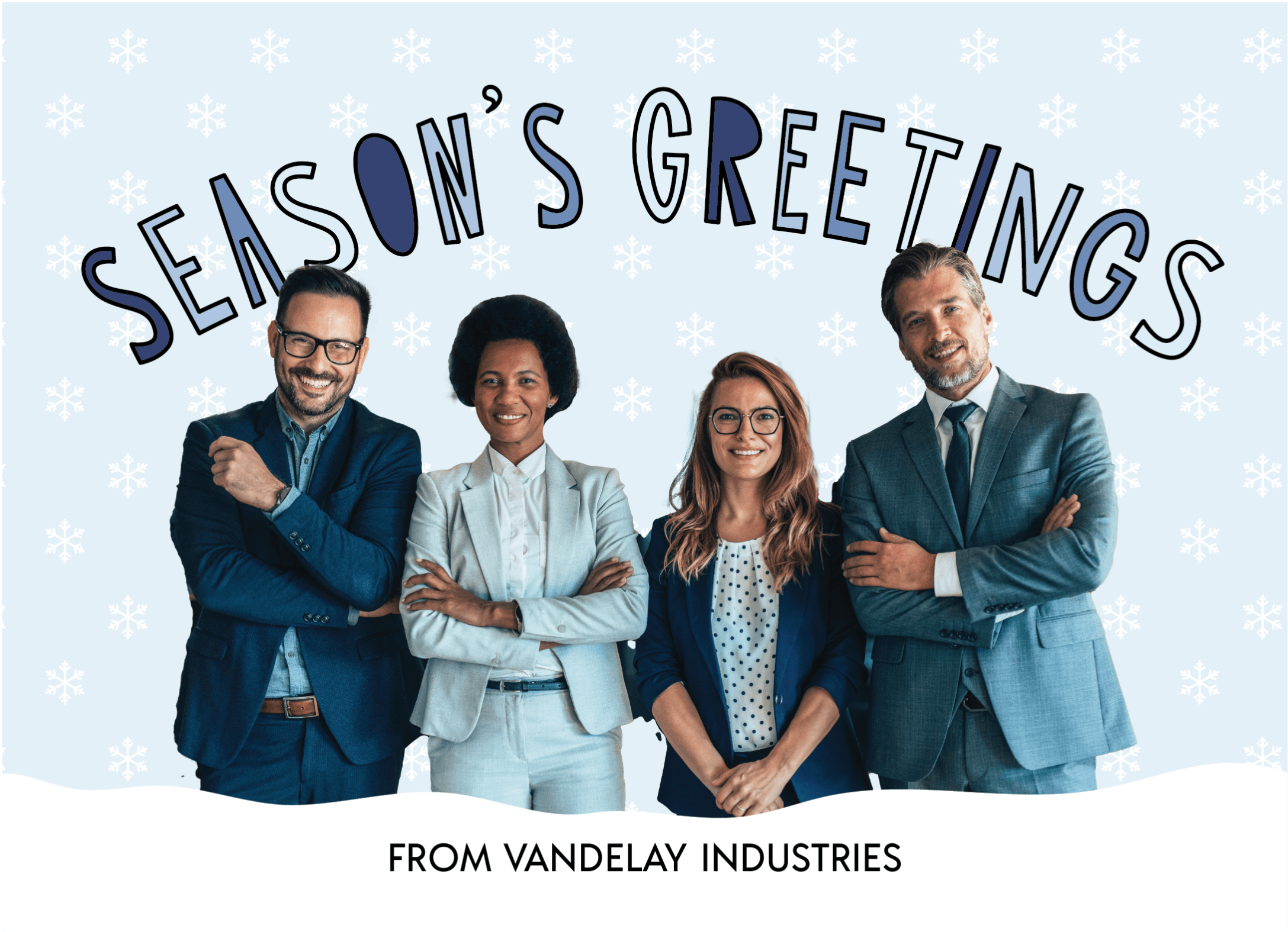 Snowy Cutout Business