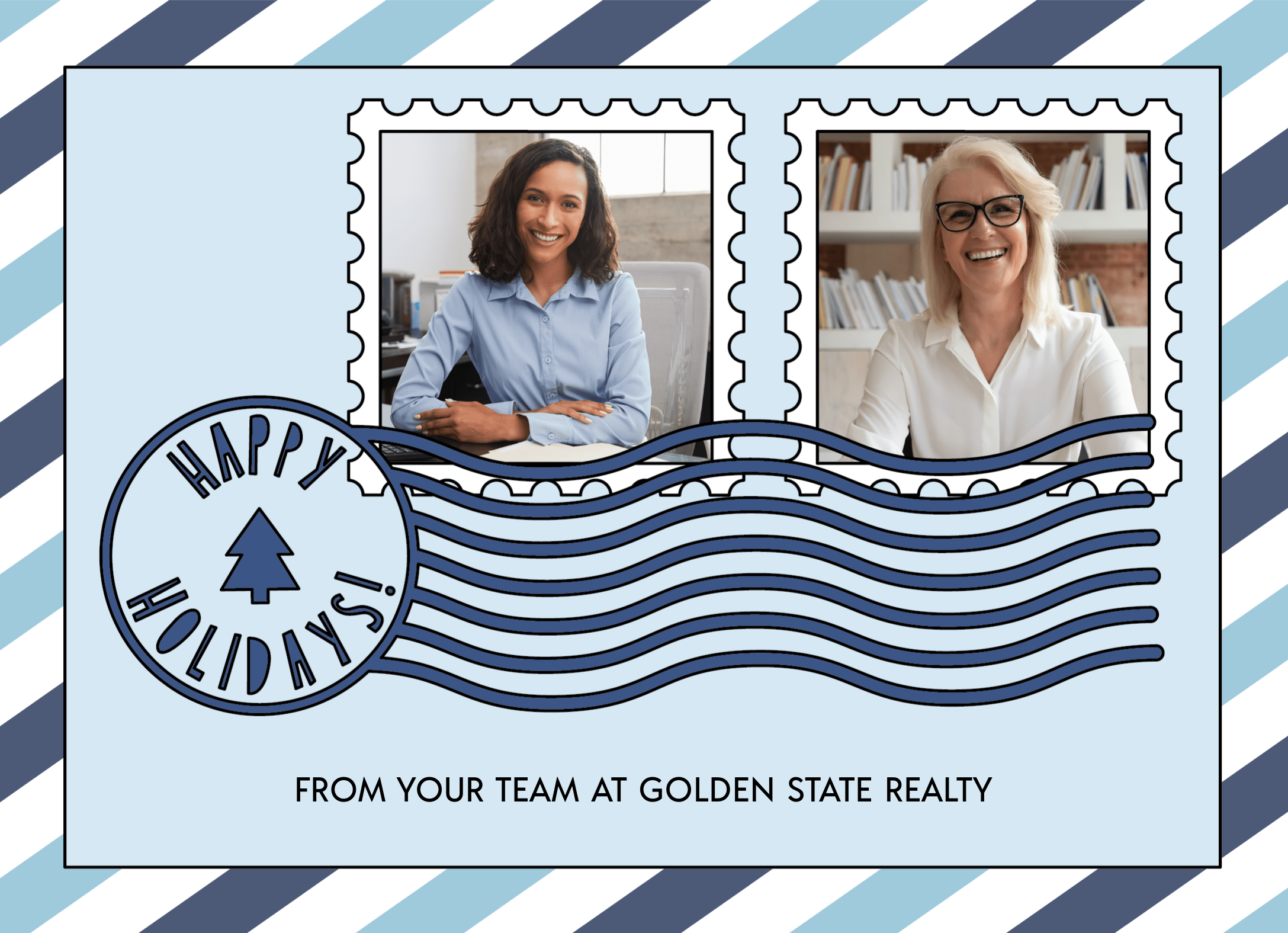 Business Holiday Postmark