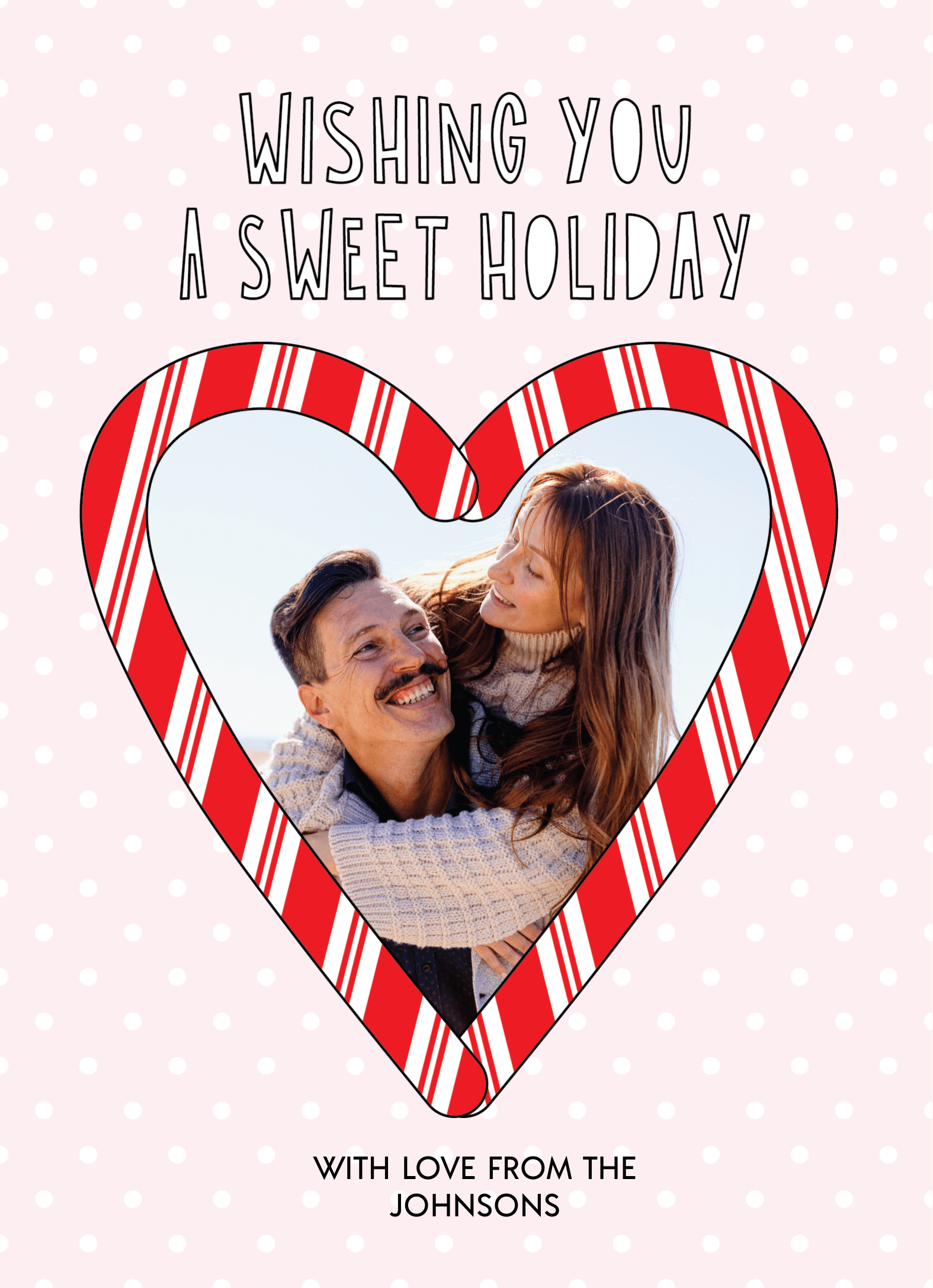 Candy Cane Heart