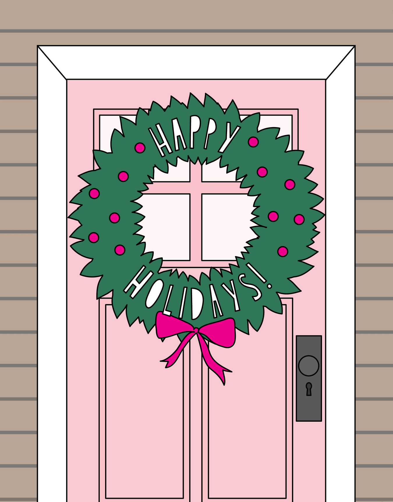 Holiday Door Wreath