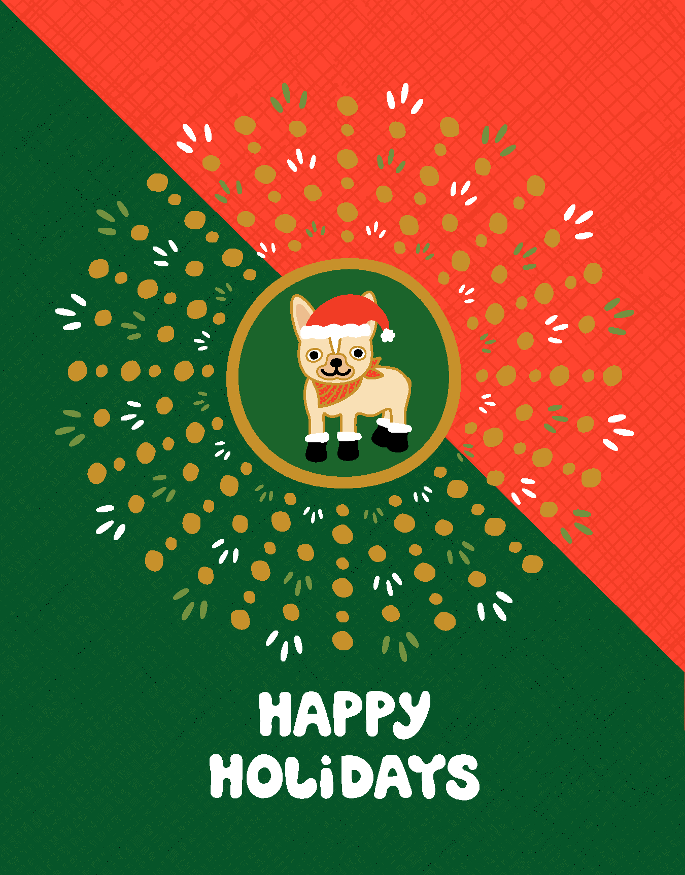 Festive Frenchie 