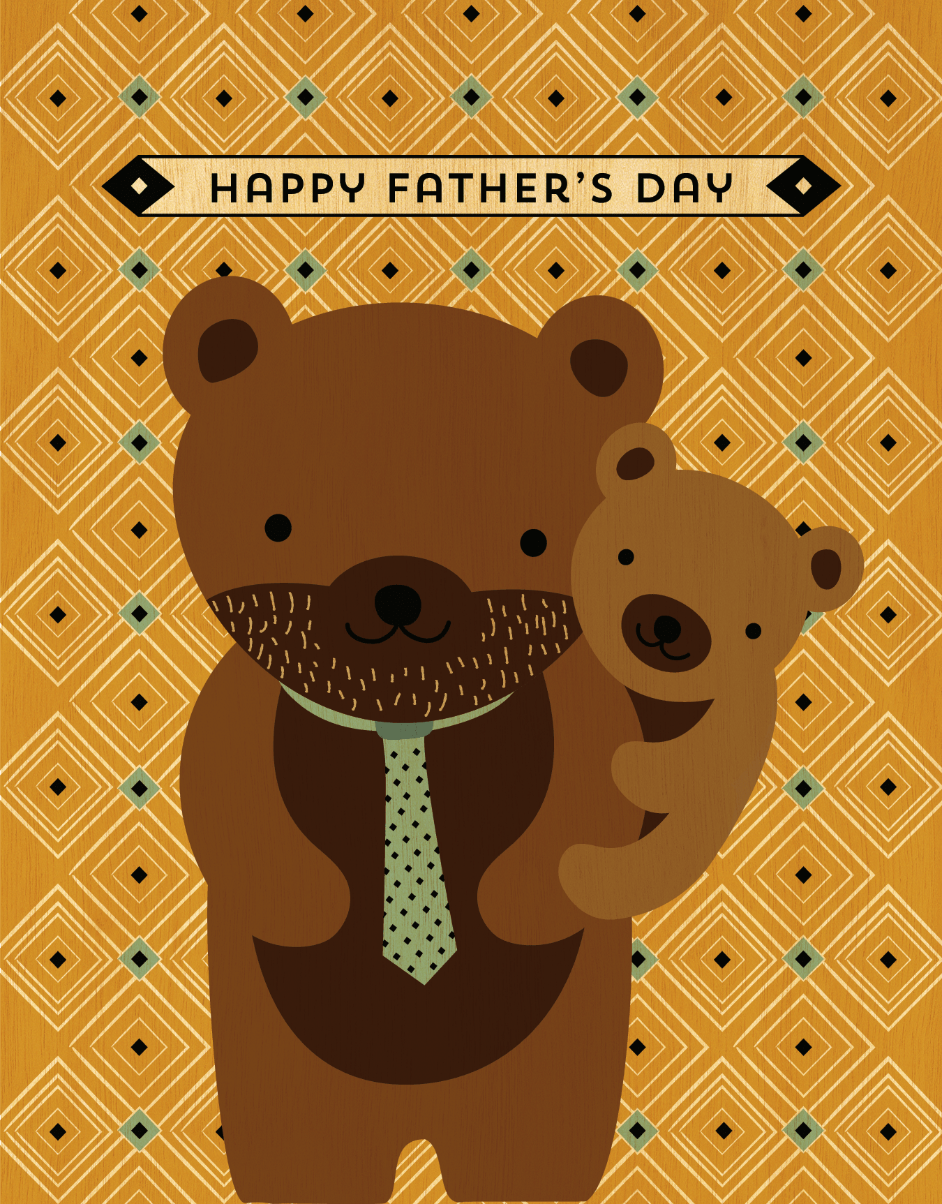 Dad Bear Cub