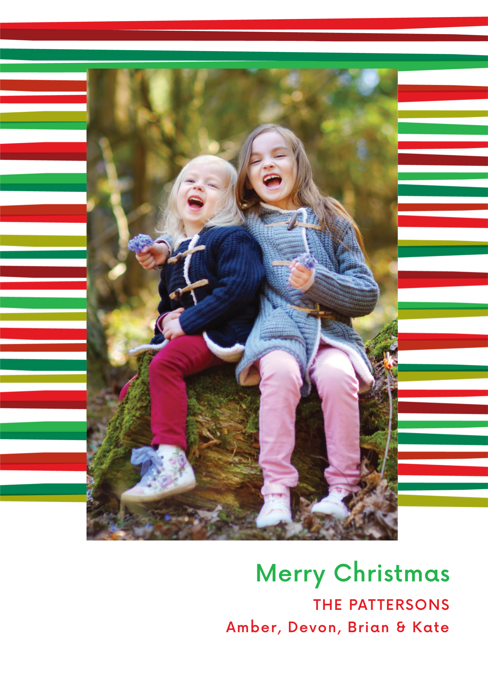 Simply Christmas Stripes