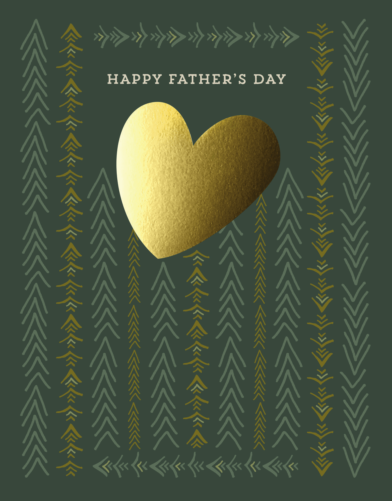 Gold Heart Dad