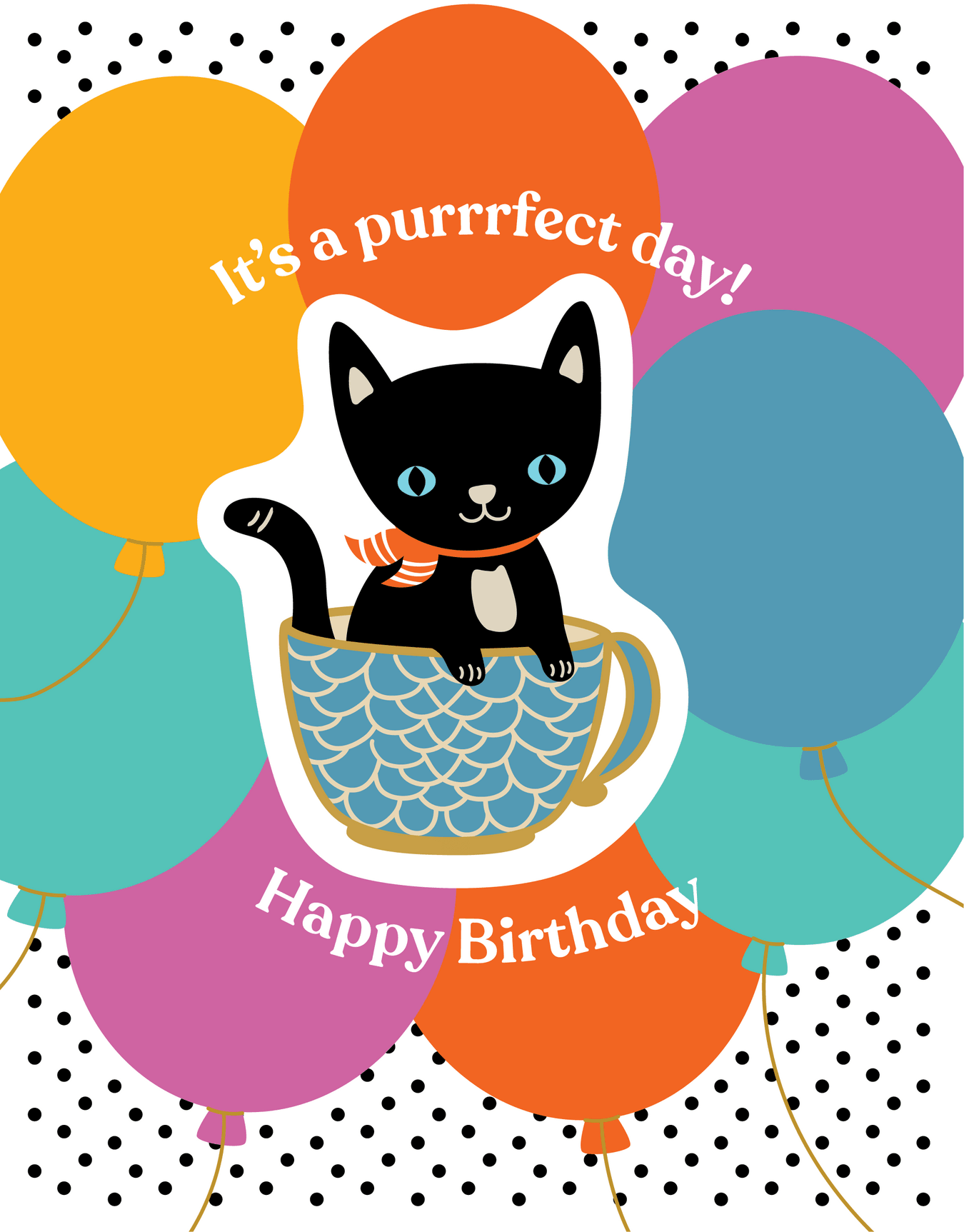 Purrrfect Day Birthday