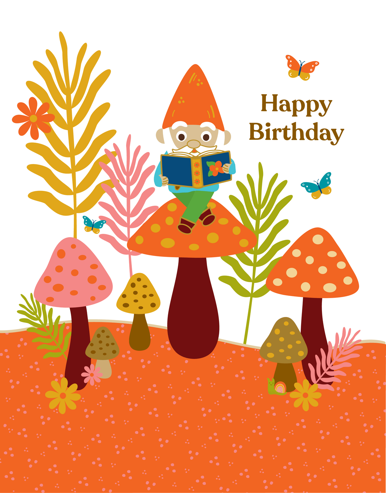 Reading Gnome Birthday