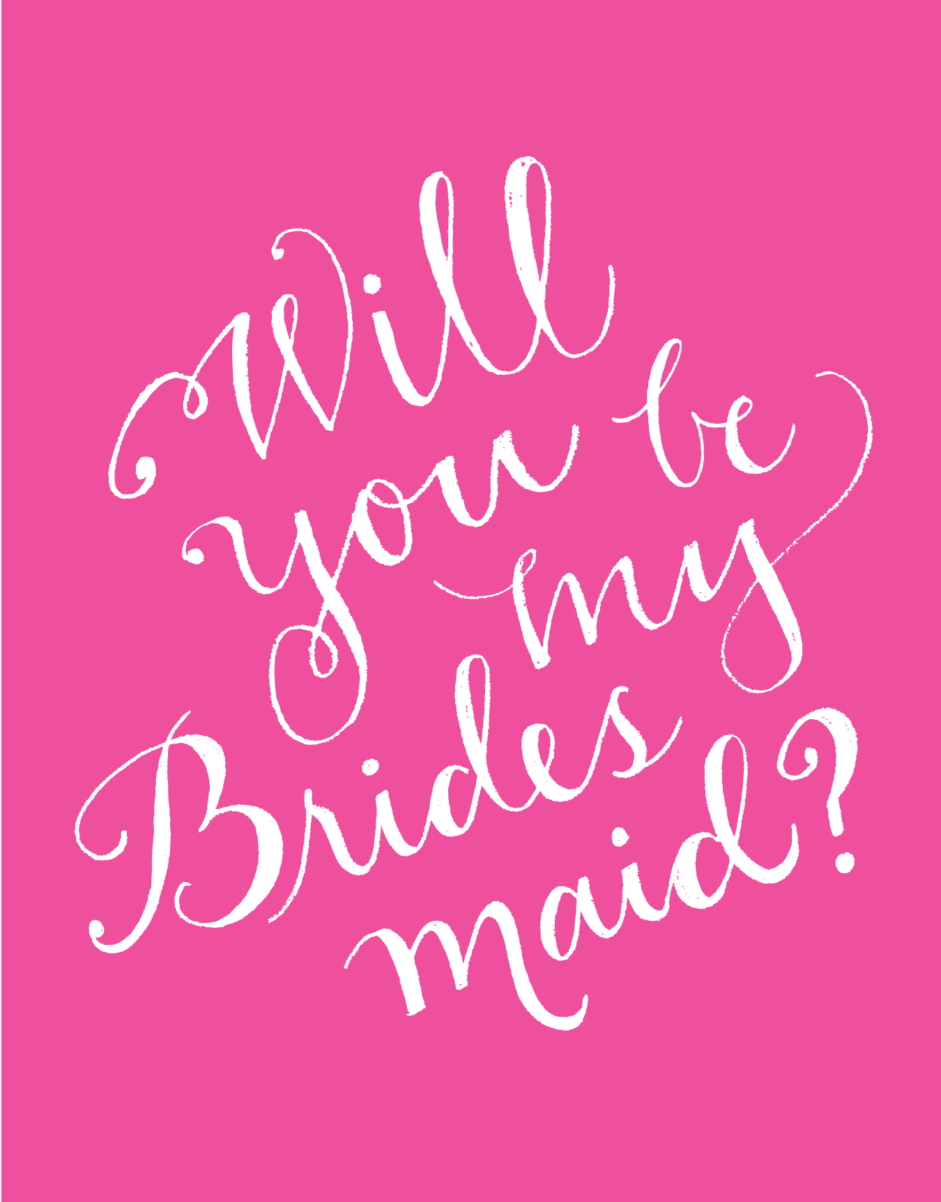 Be My Bridesmaid