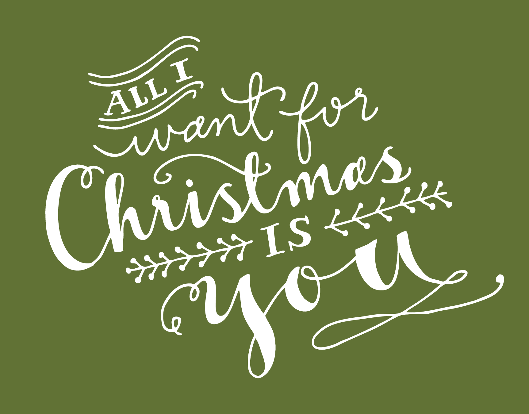 All I Want For Christmas