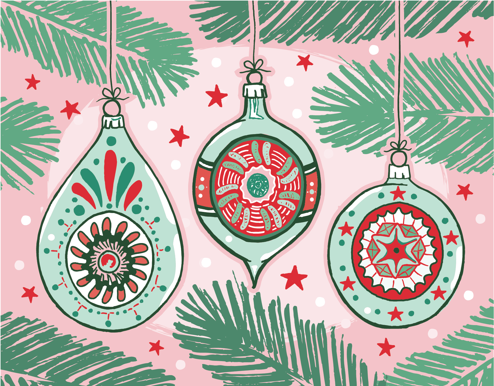 Vintage Ornaments 
