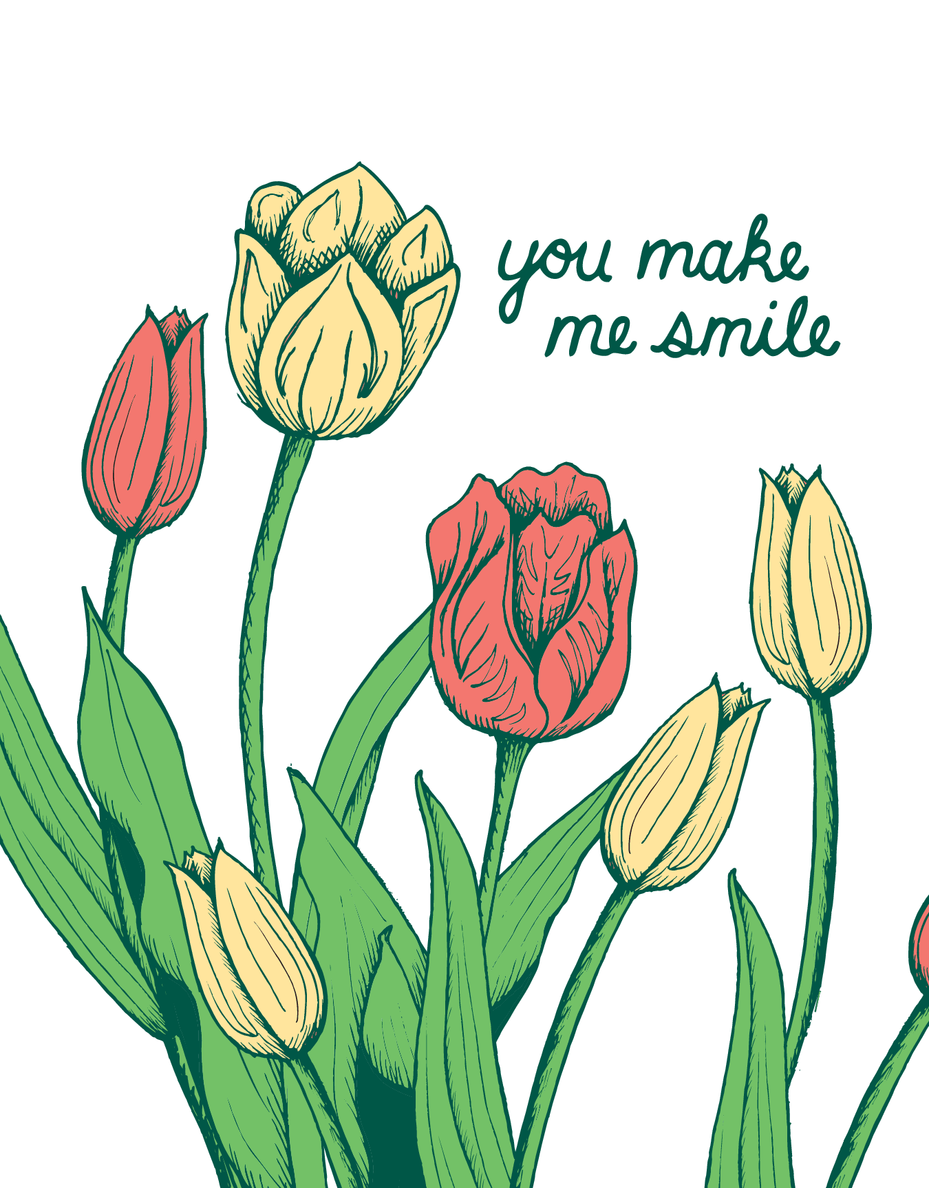 Smile Tulips 