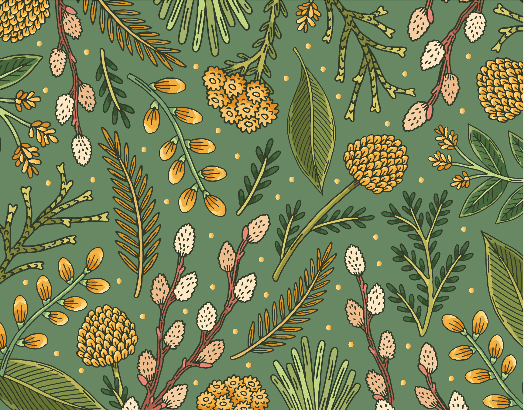 Golden Dreams Florals