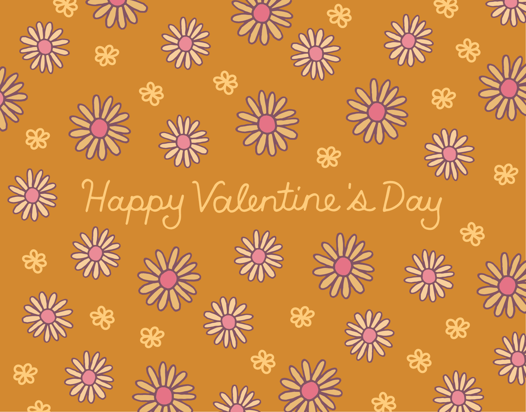 Happy Valentine's Daisies 
