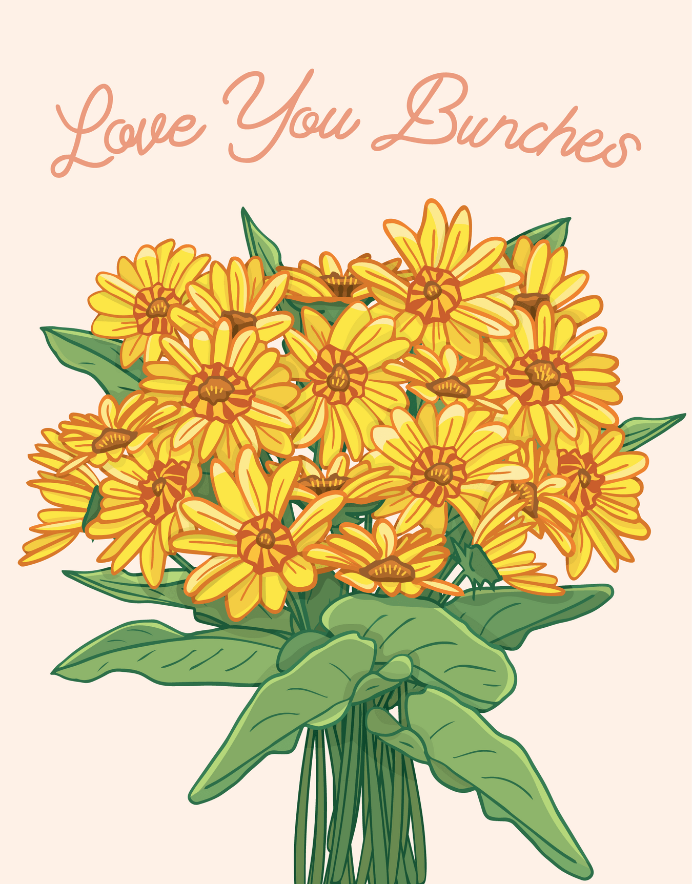 Love You Bunches Flowers