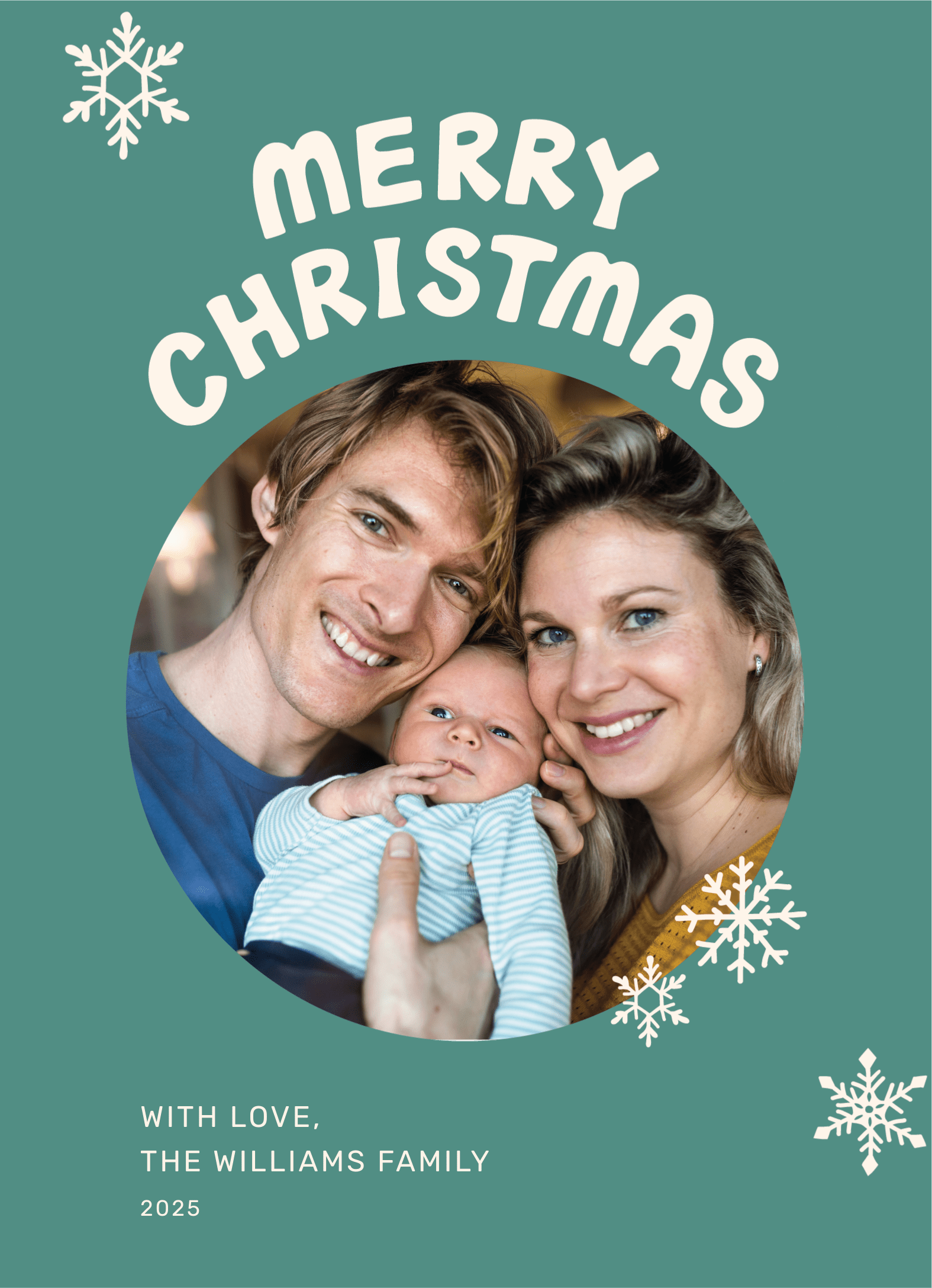 Merry Christmas Circle