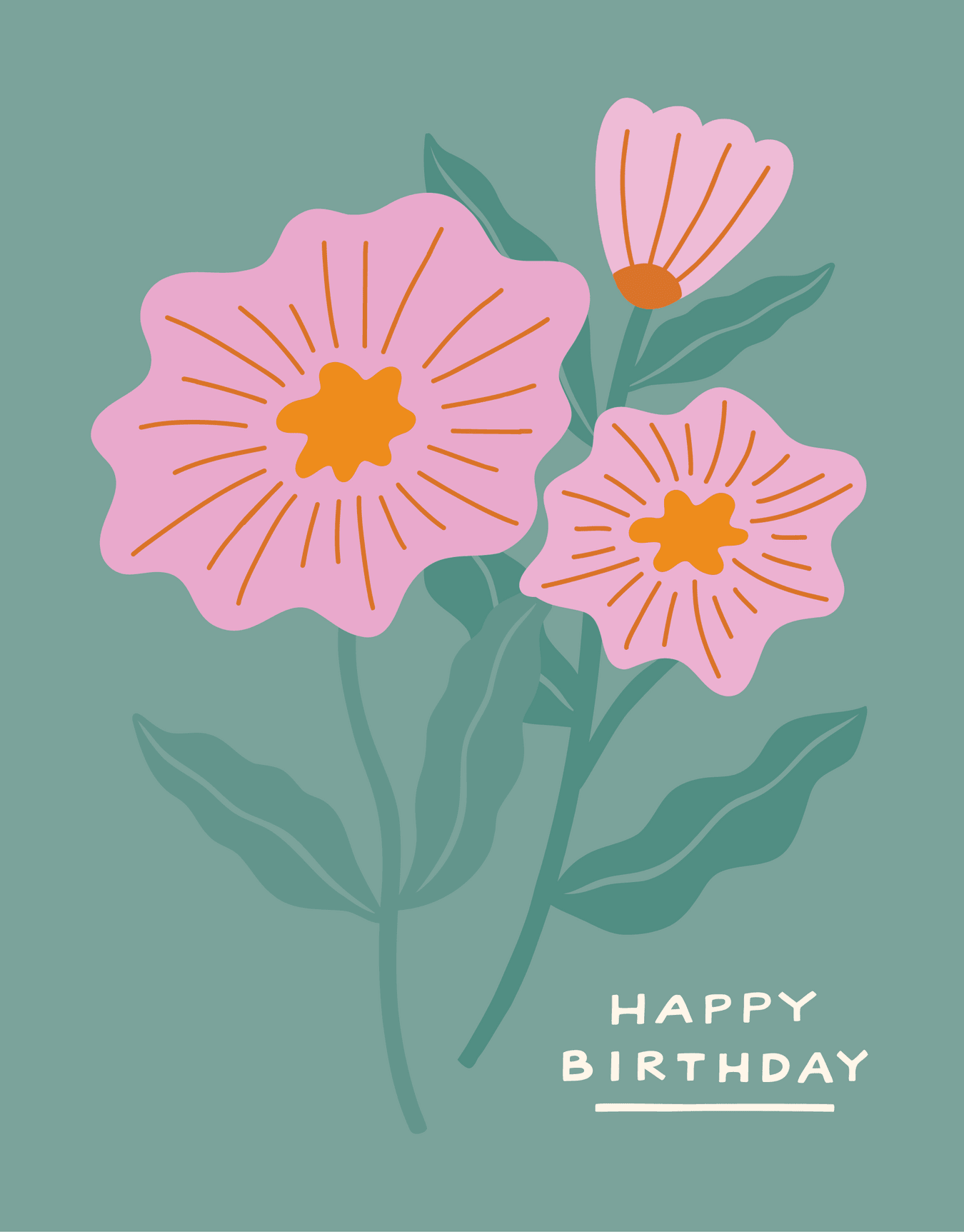 Happy Birthday Flowers
