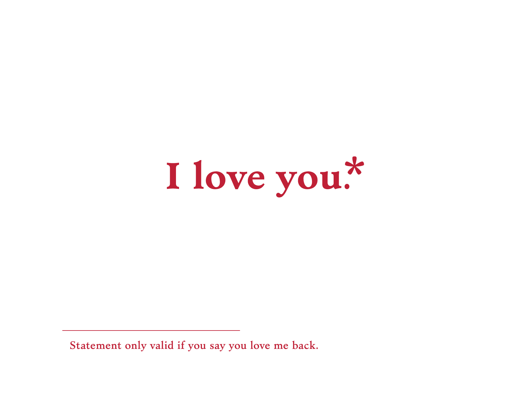 I Love You