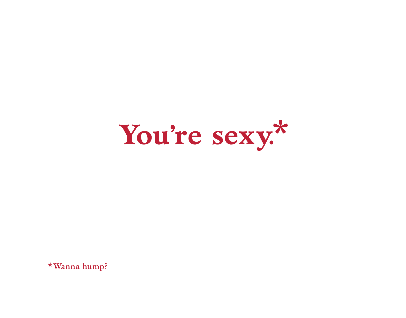 You're Sexy