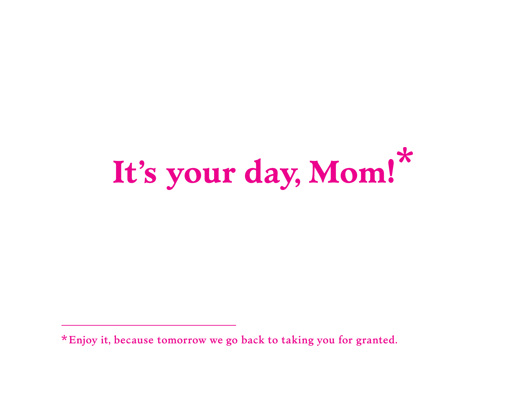 It's Your Day