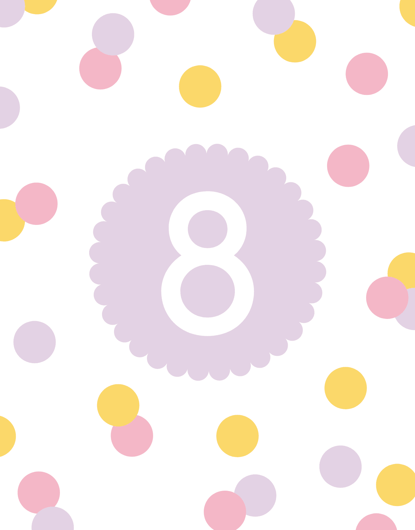 Epic Confetti Custom Number
