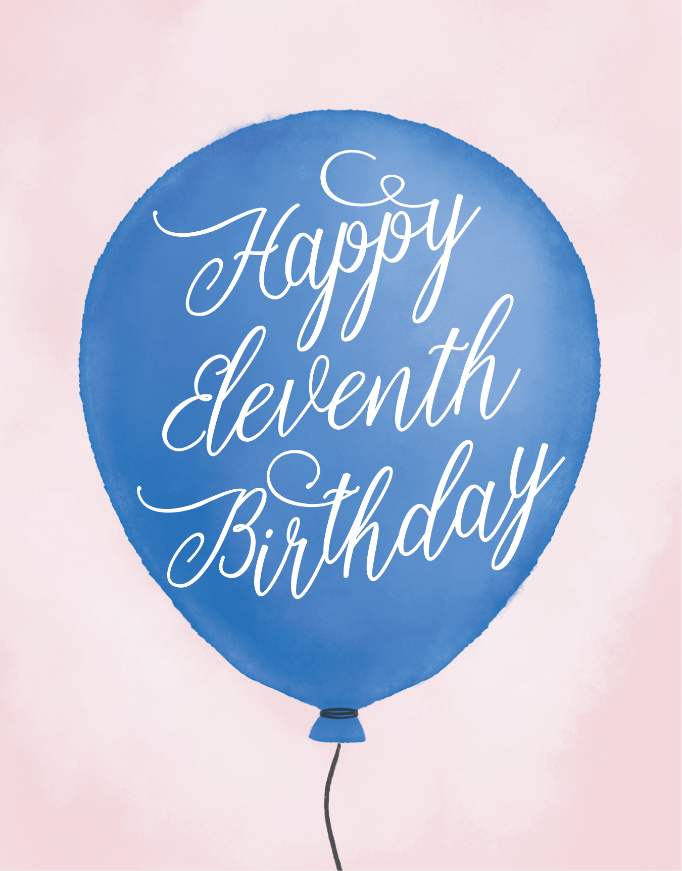 Watercolor Balloon Custom Age