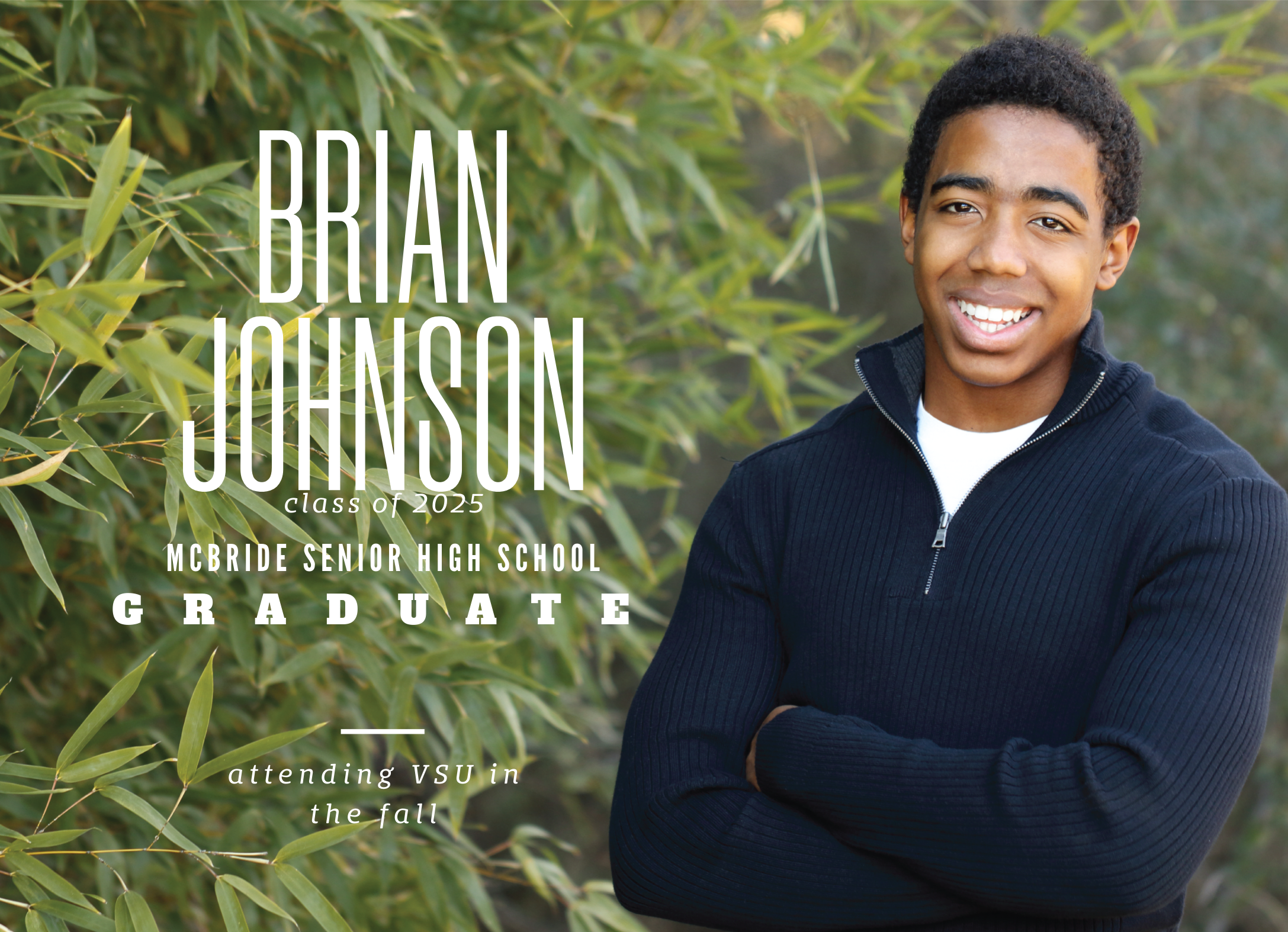 White Text Bold Grad