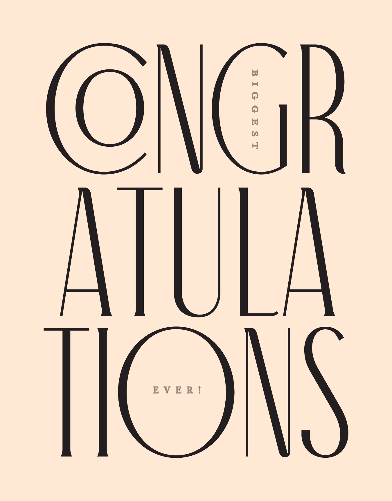 Biggest Congratulations 