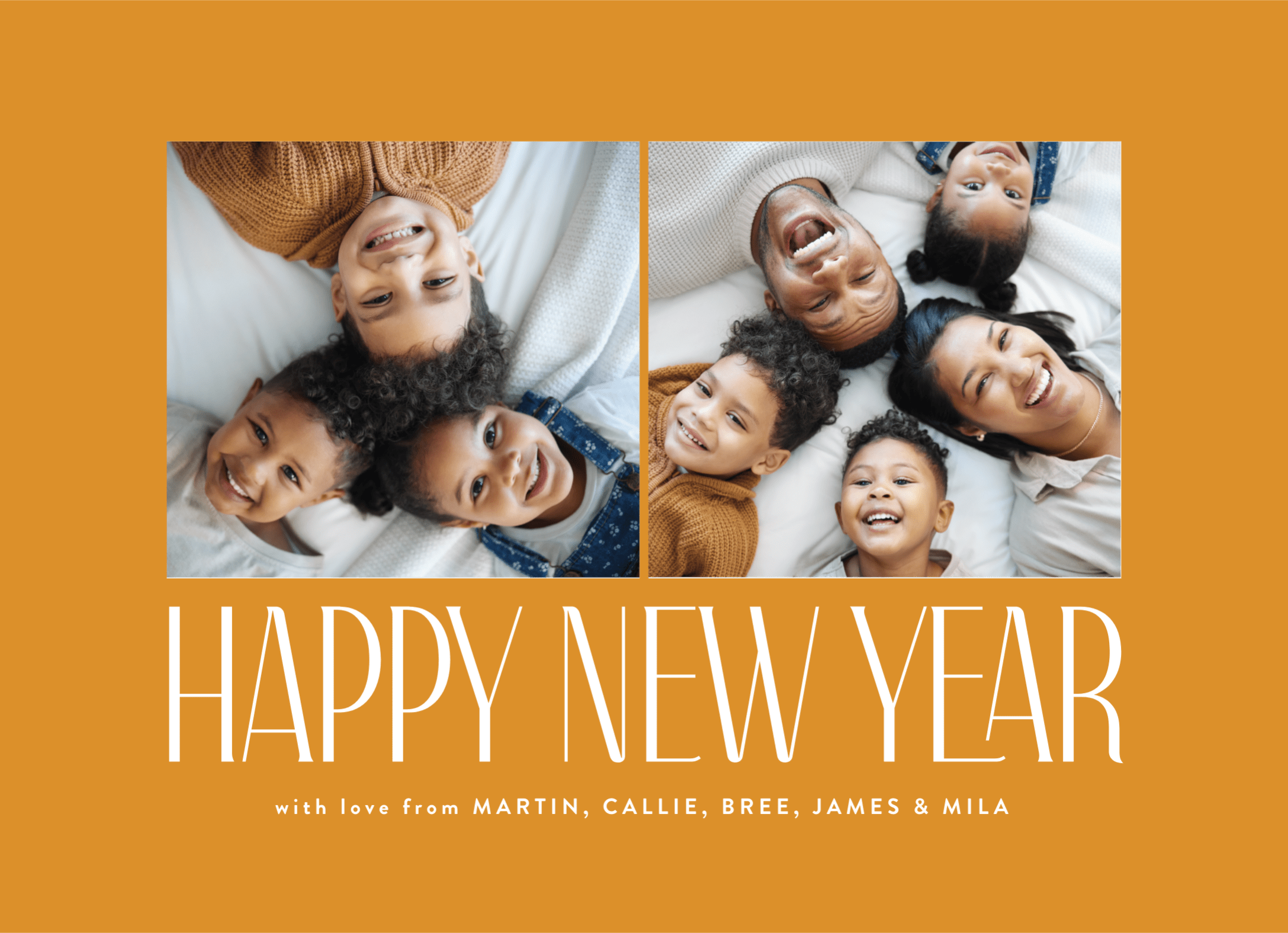 Simple Yellow New Year