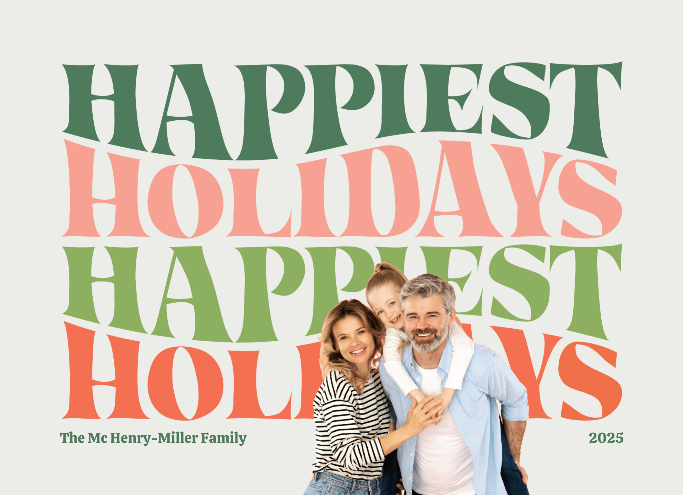 Festive Curvy Text