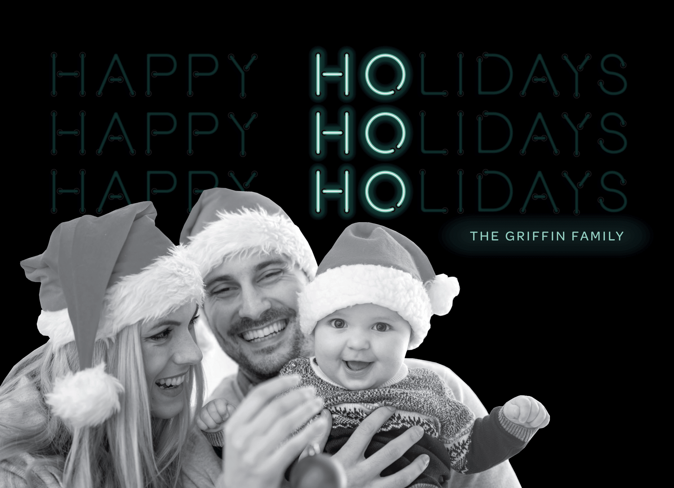 Happy Holidays Neon
