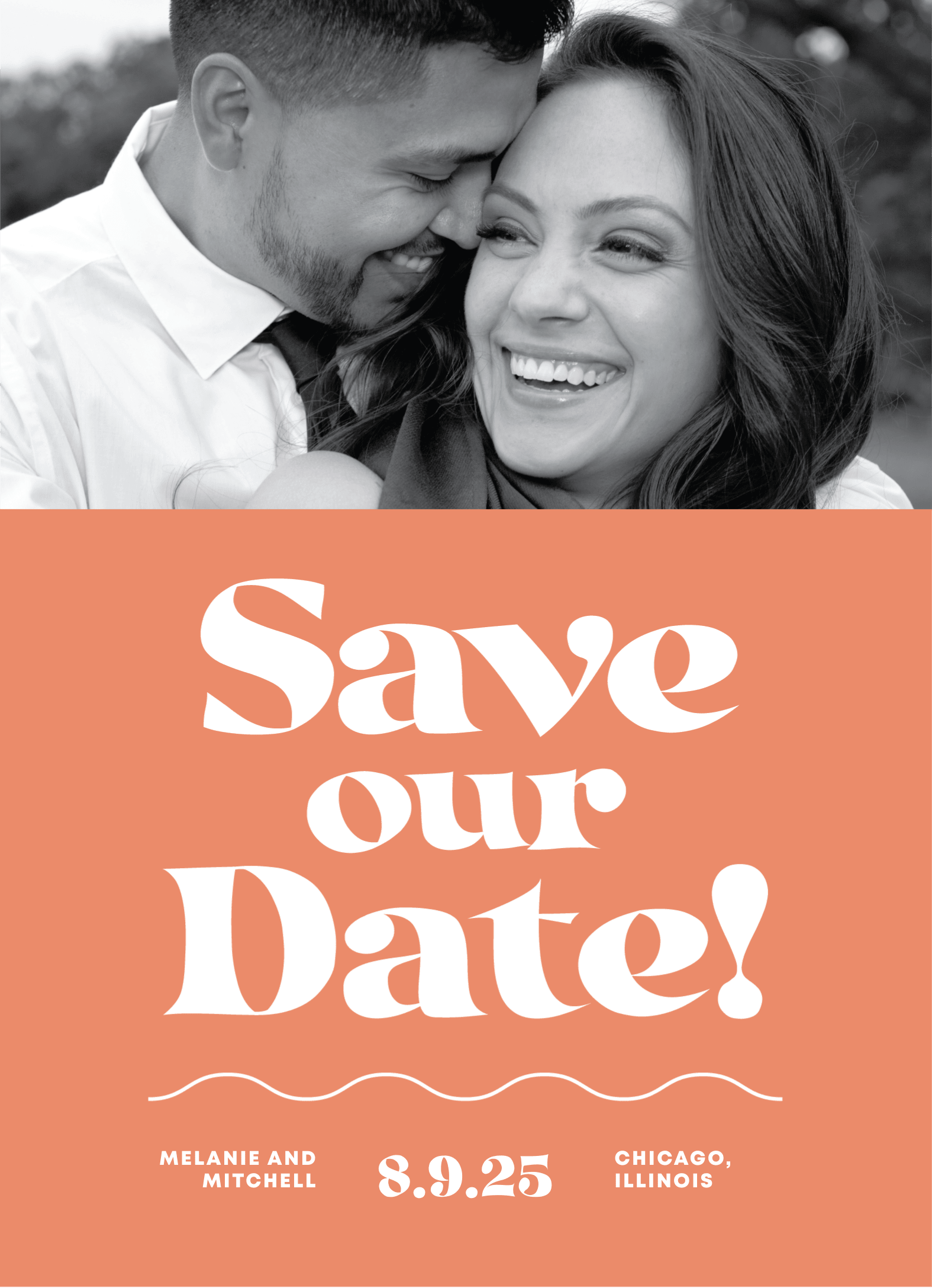 Creamsicle Save The Date