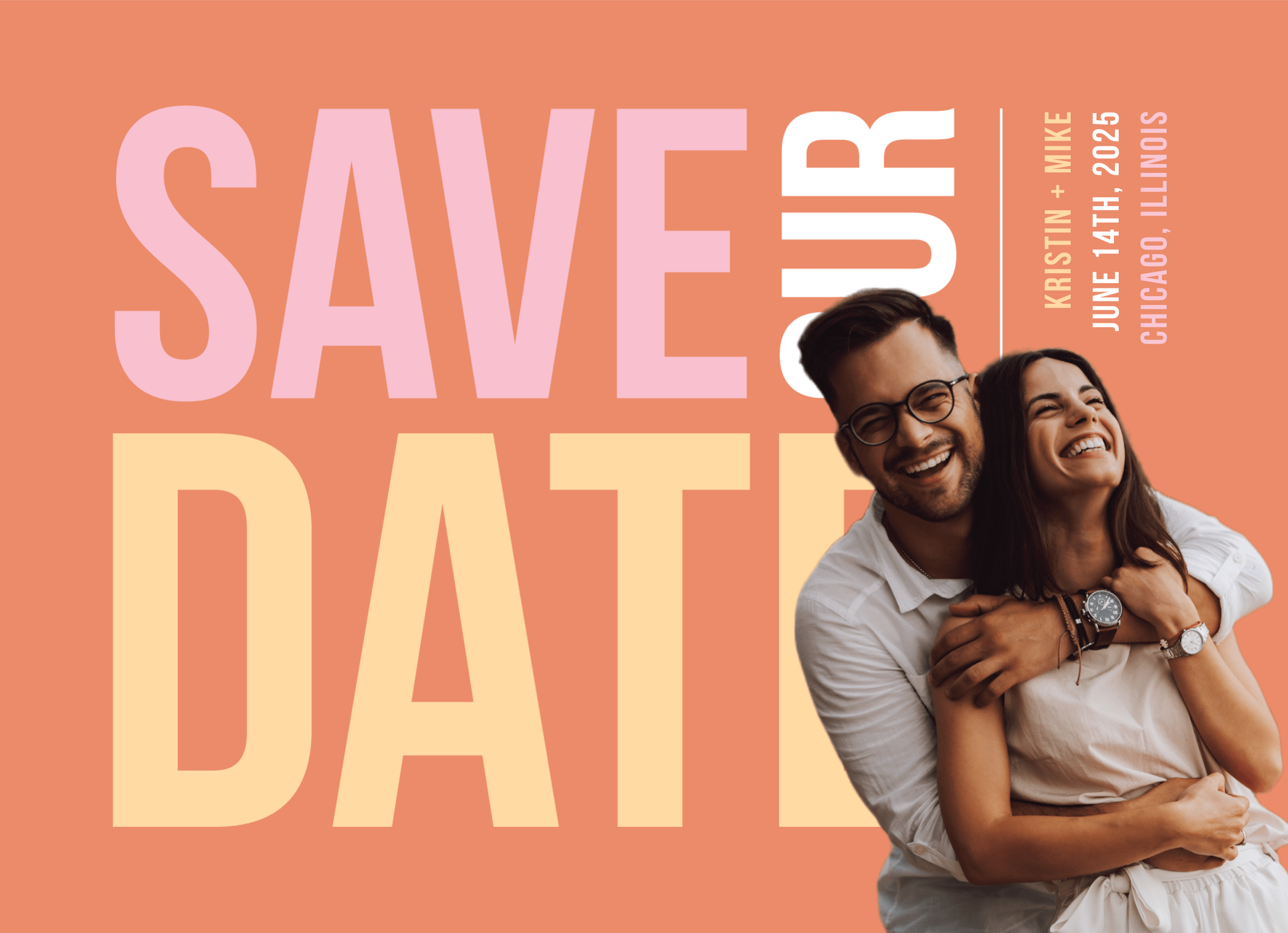 Colorful Save The Date