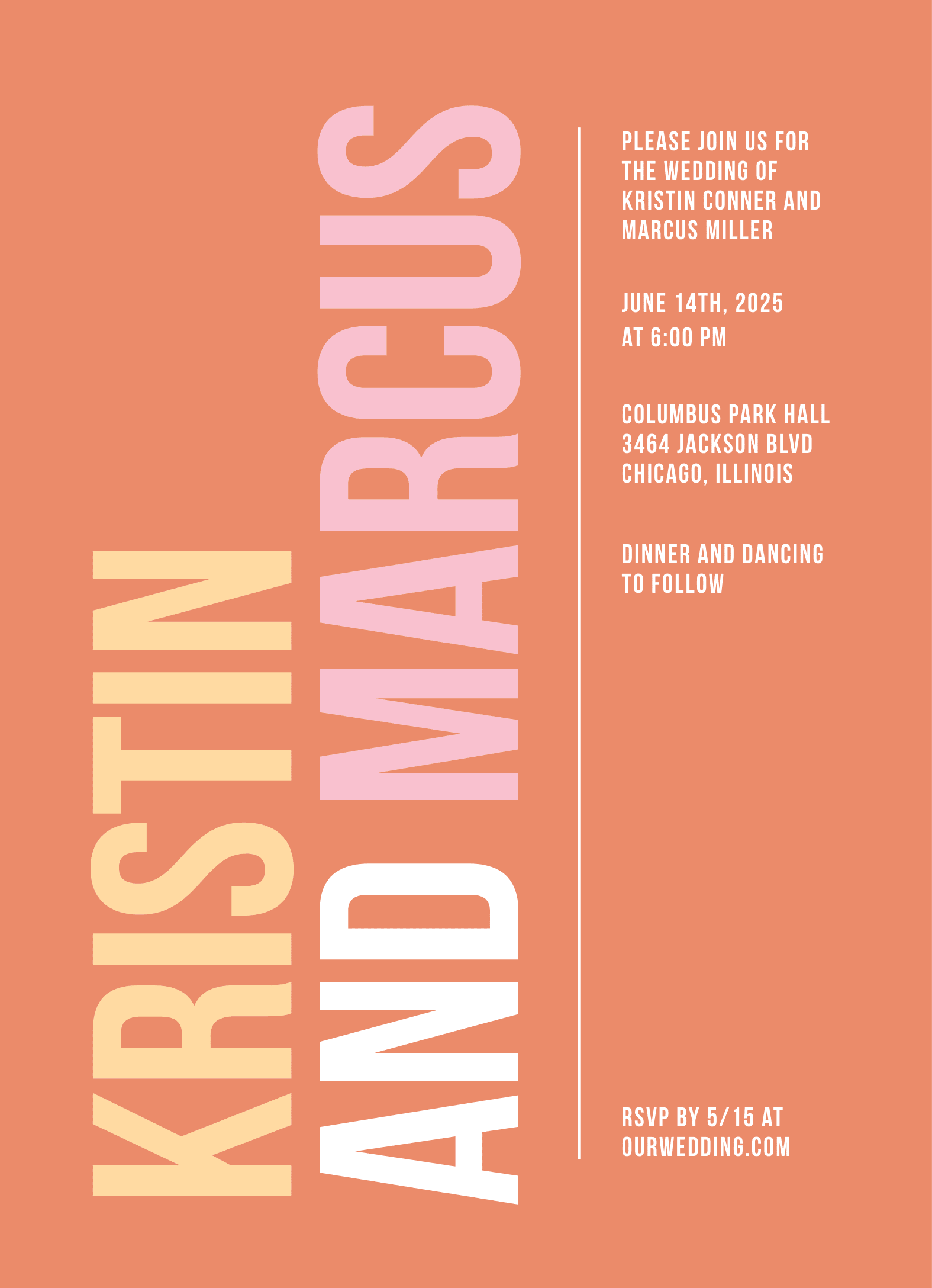 Colorful Invite