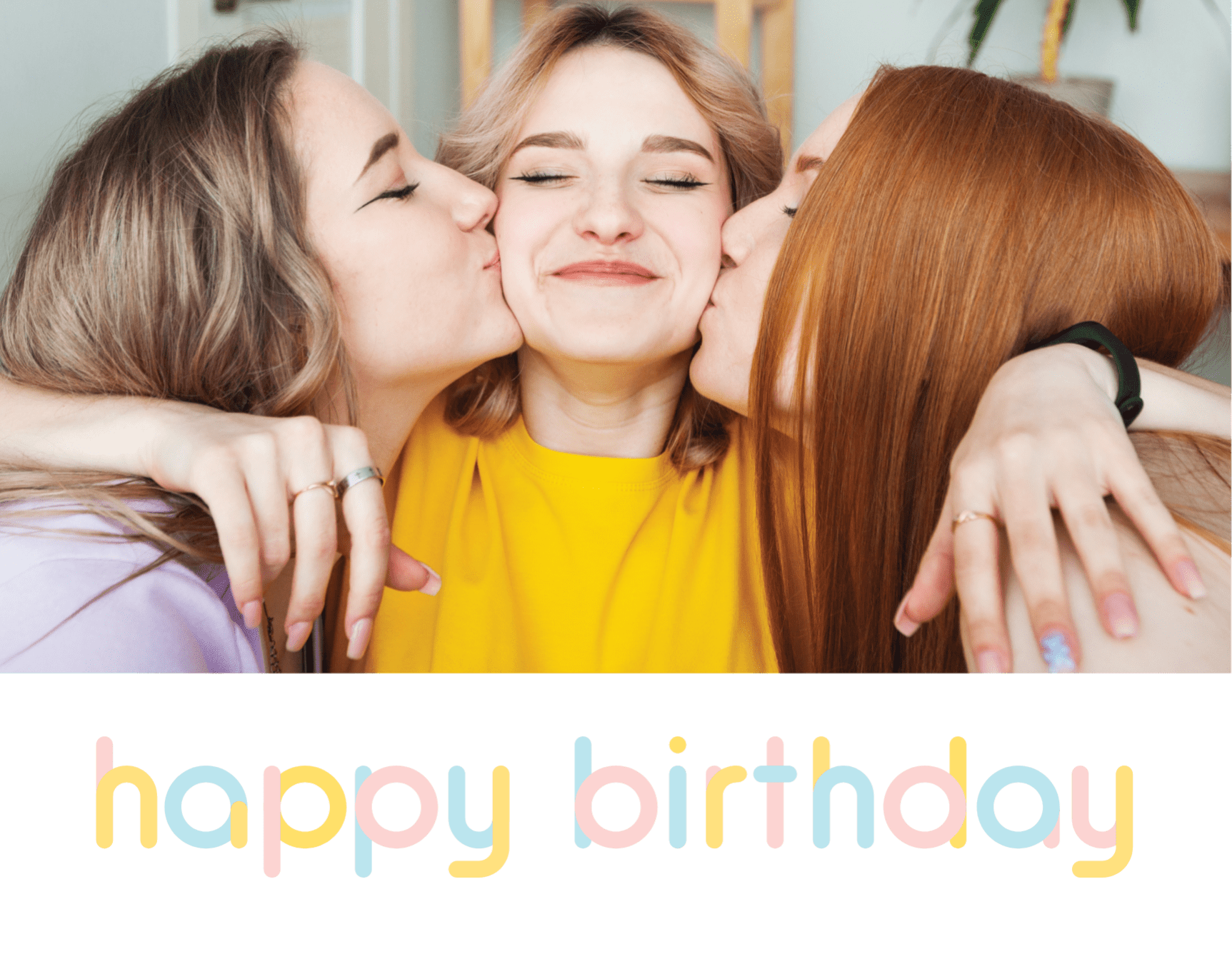 Rounded Happy Birthday