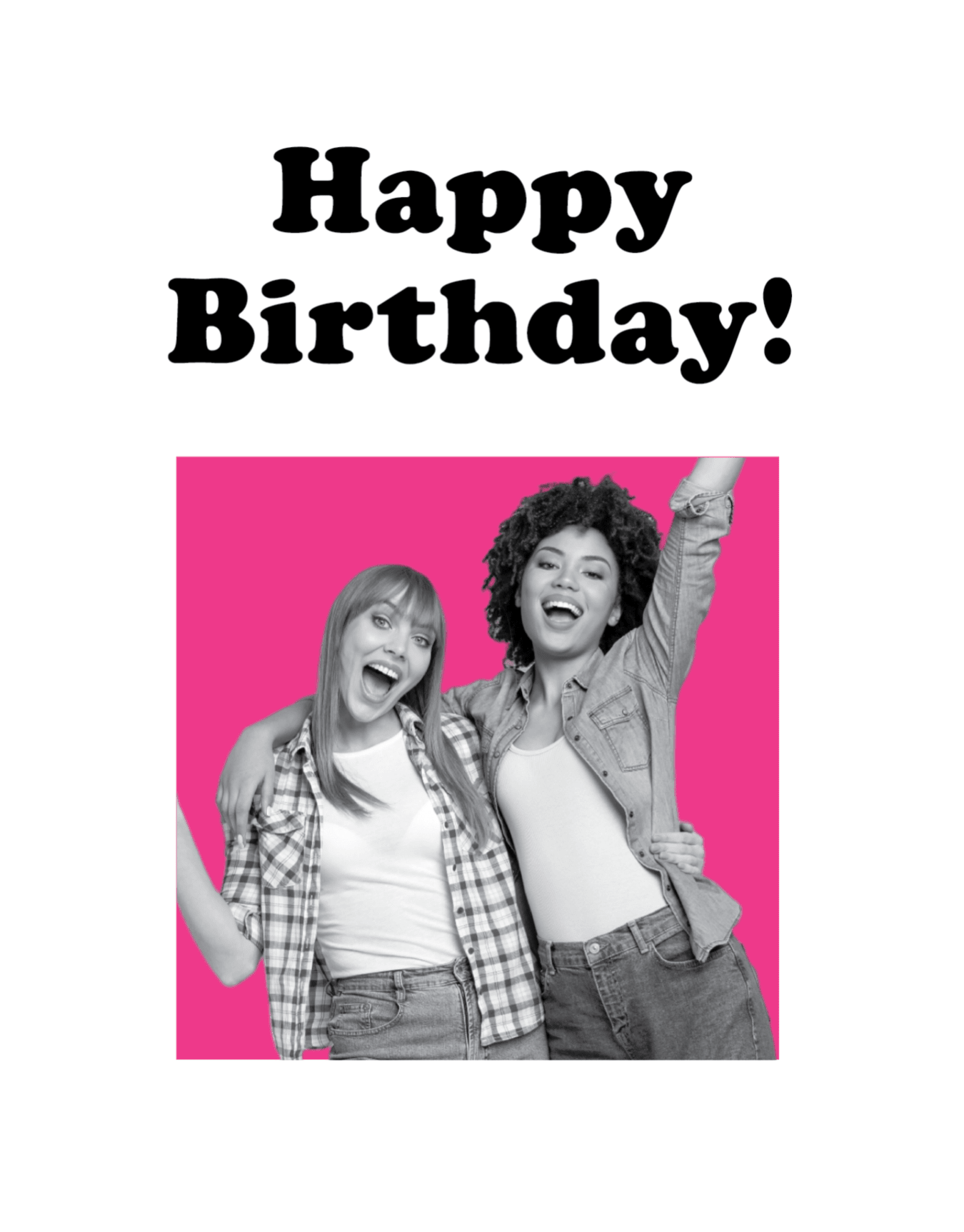 Pink Backdrop Birthday
