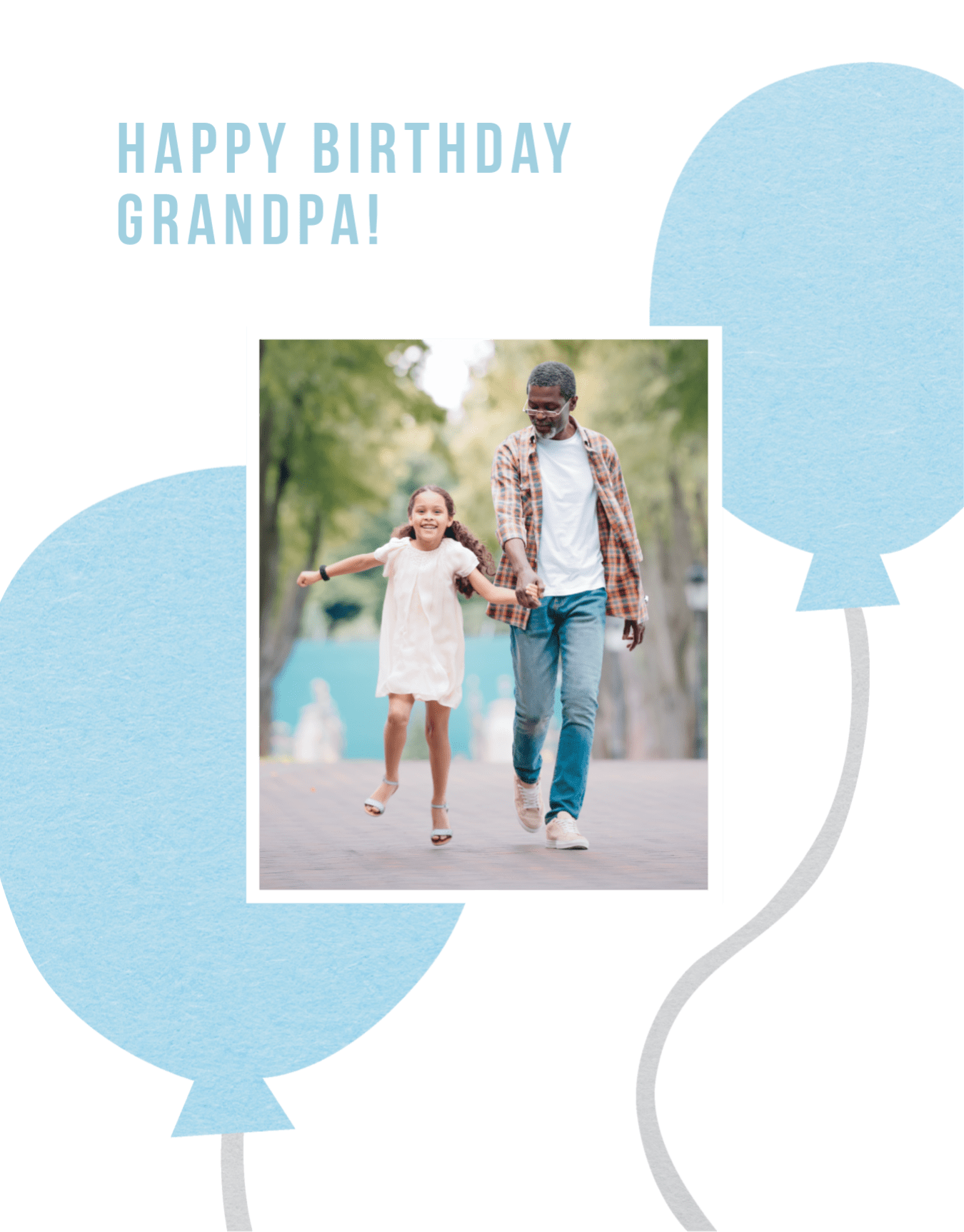 Blue Balloon Birthday