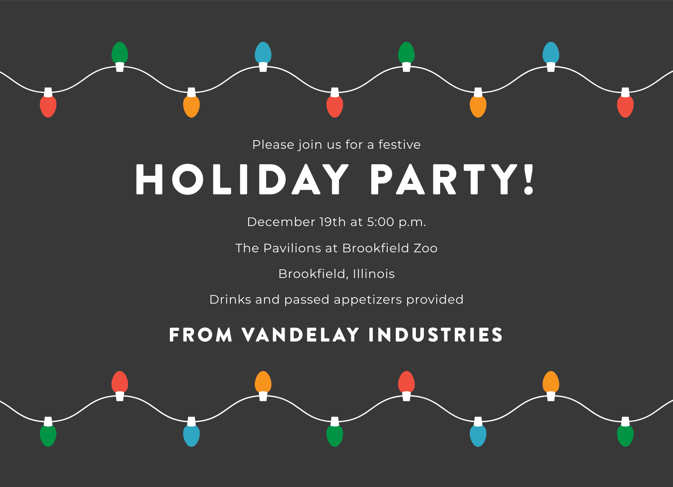 Holiday Party Lights