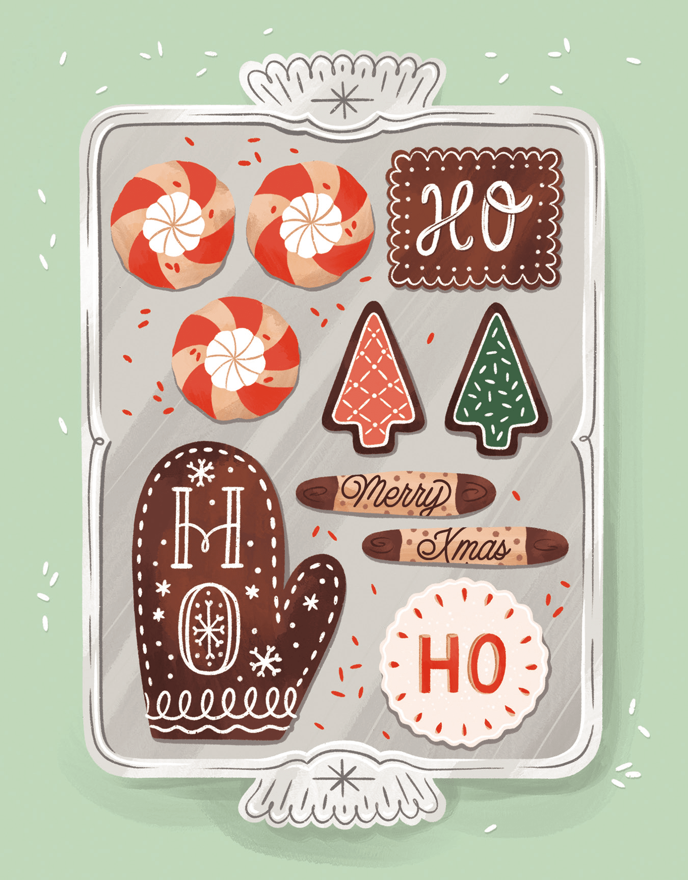 Santa's Cookie Tray