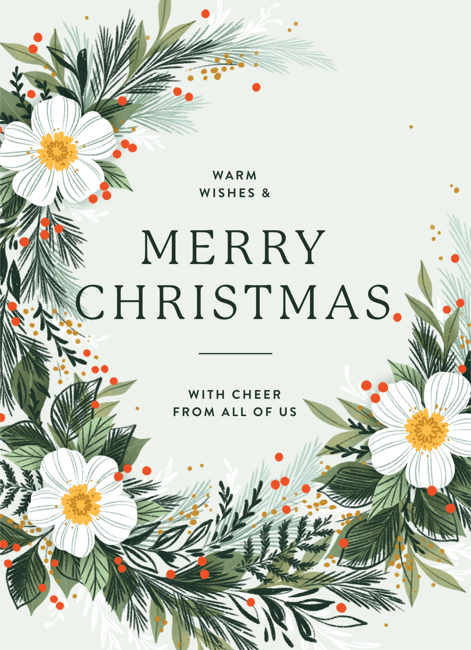 White Flower Christmas