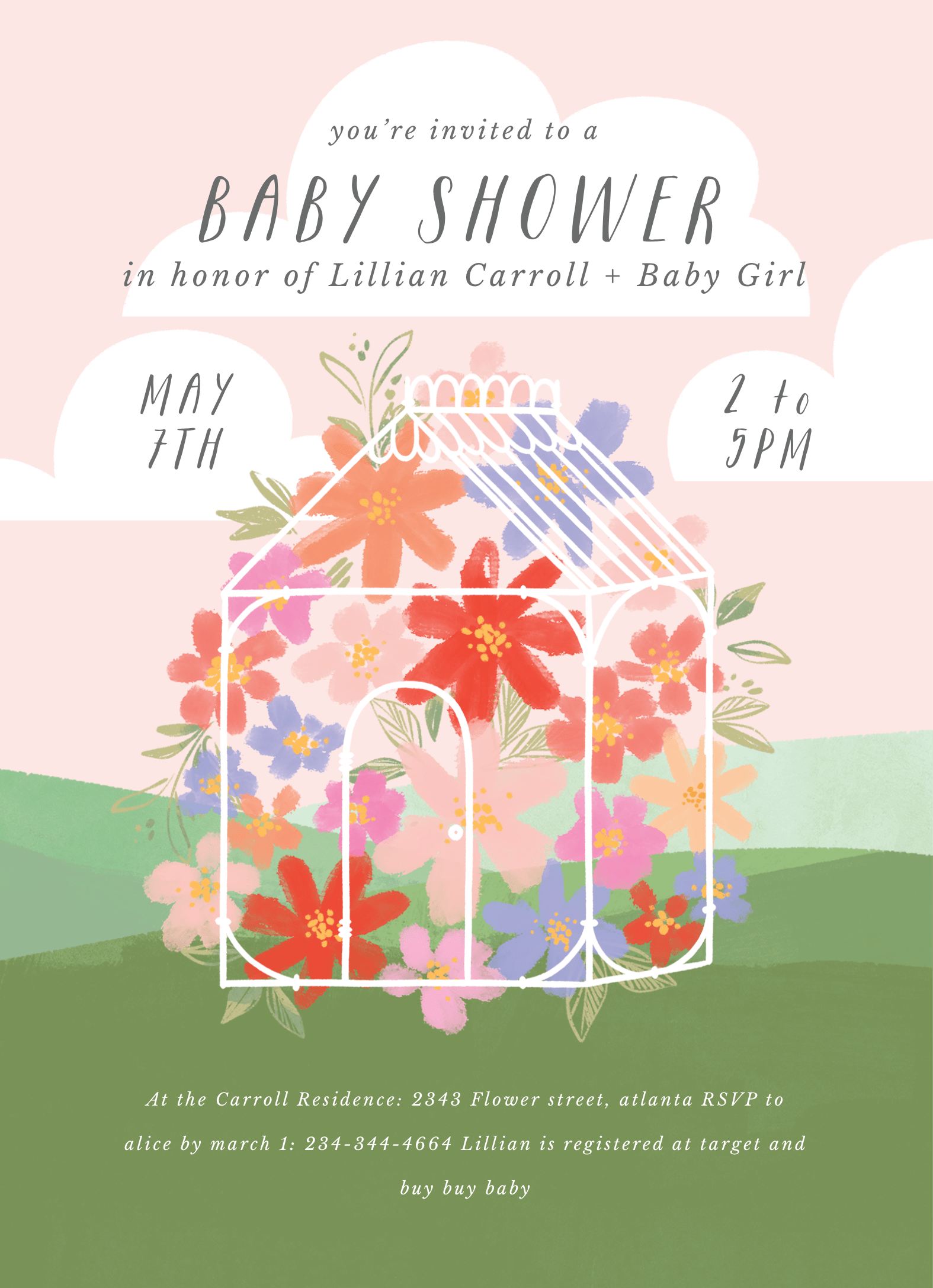 Posies Baby Shower