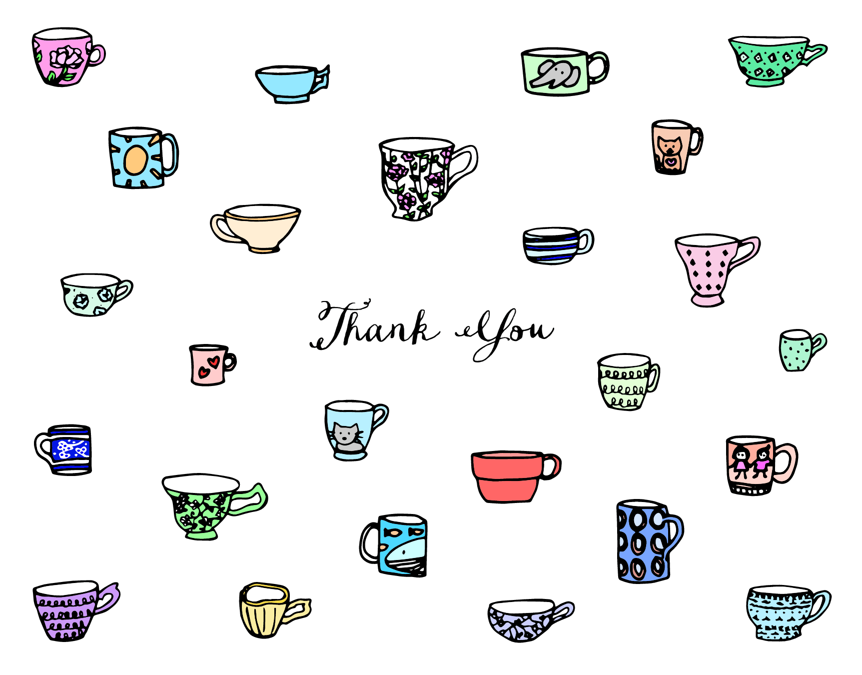 Thank You Teacups