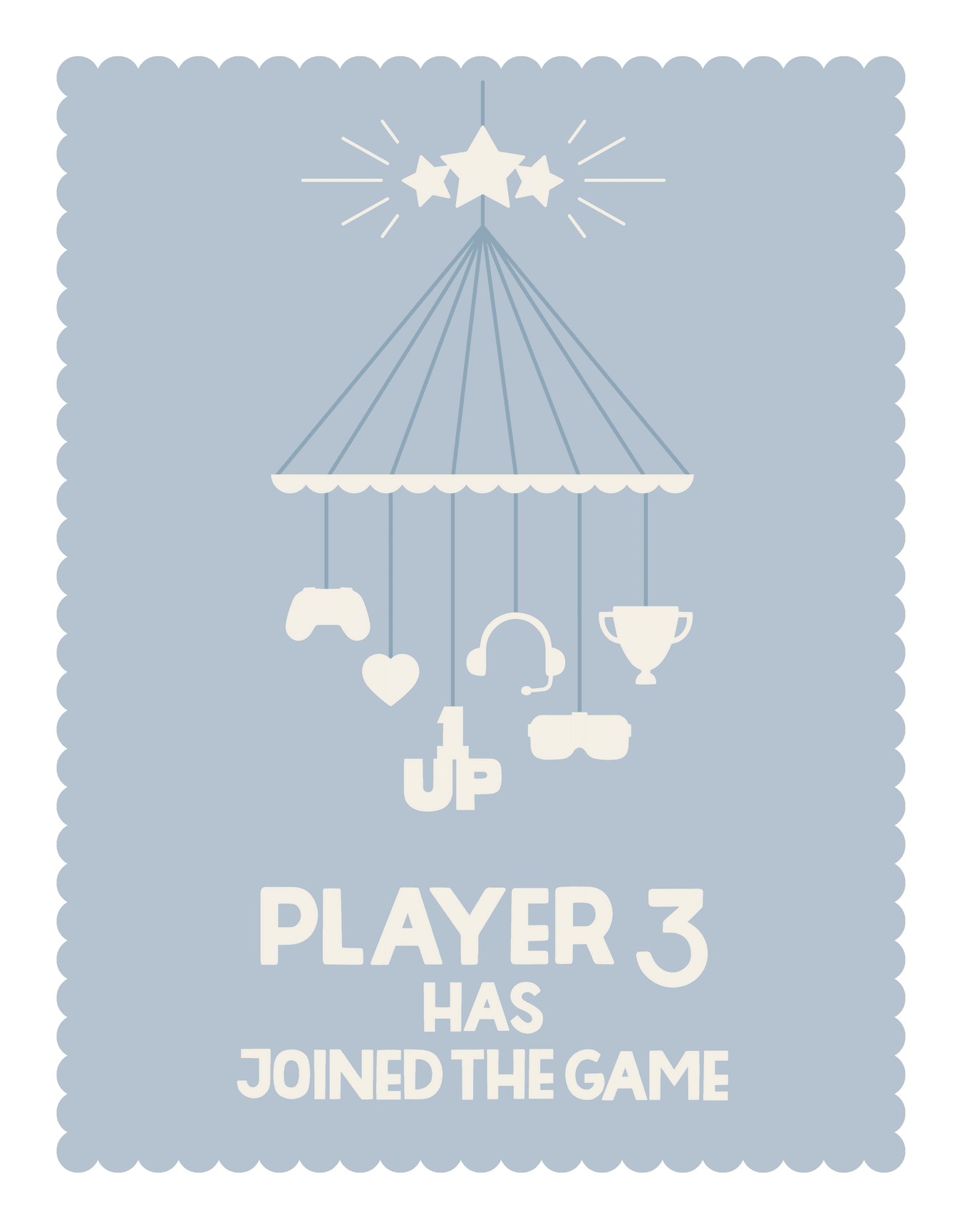 Player 3 Has Joined The Game Blue