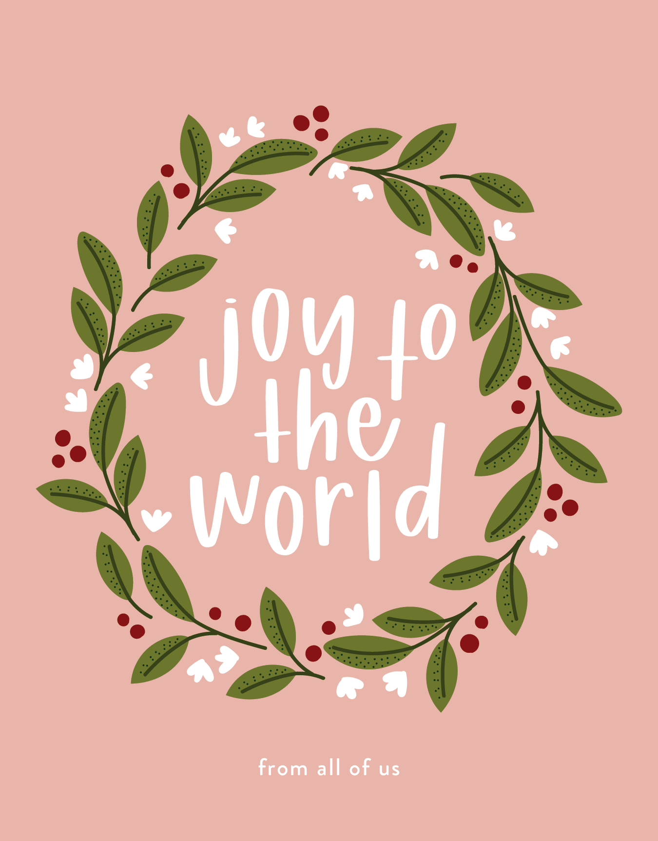 Joy To The World Wreath