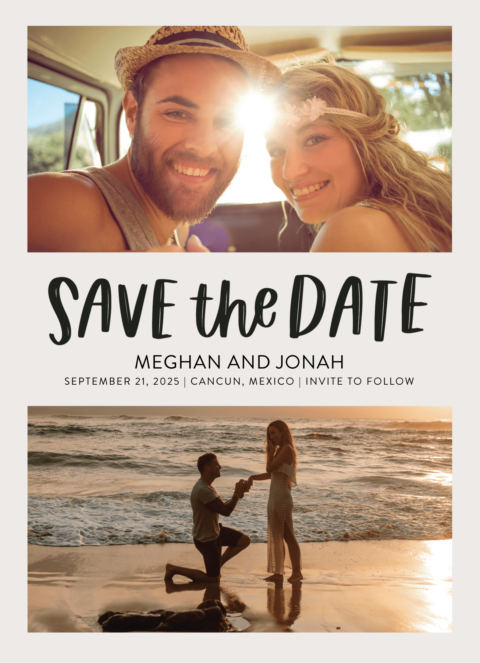 Save The Date Stack
