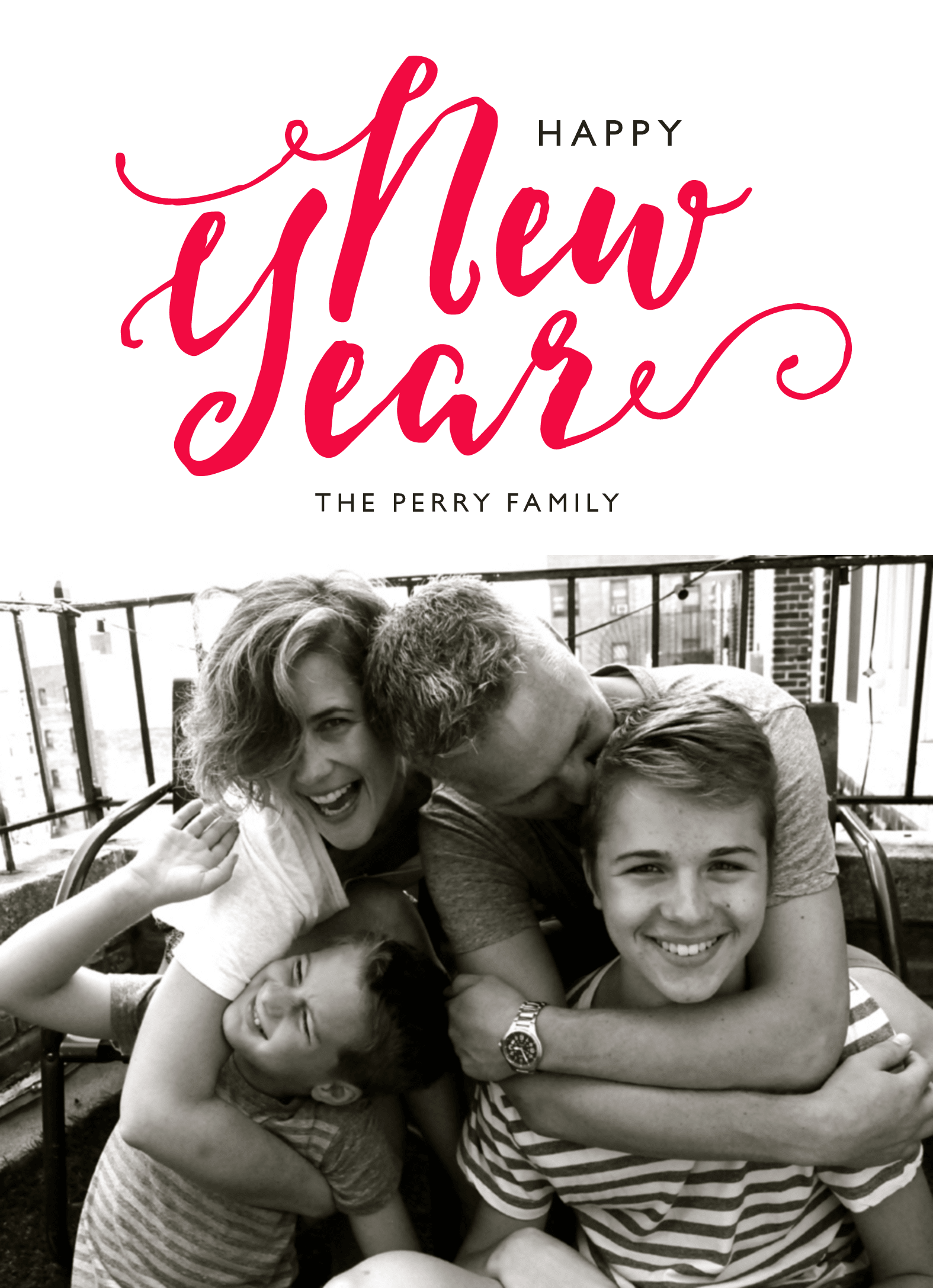 Red Lettering New Year