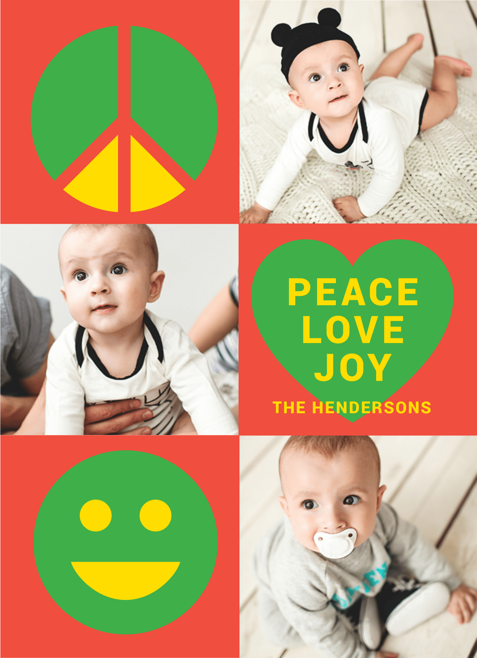 Peace Love Joy Shapes