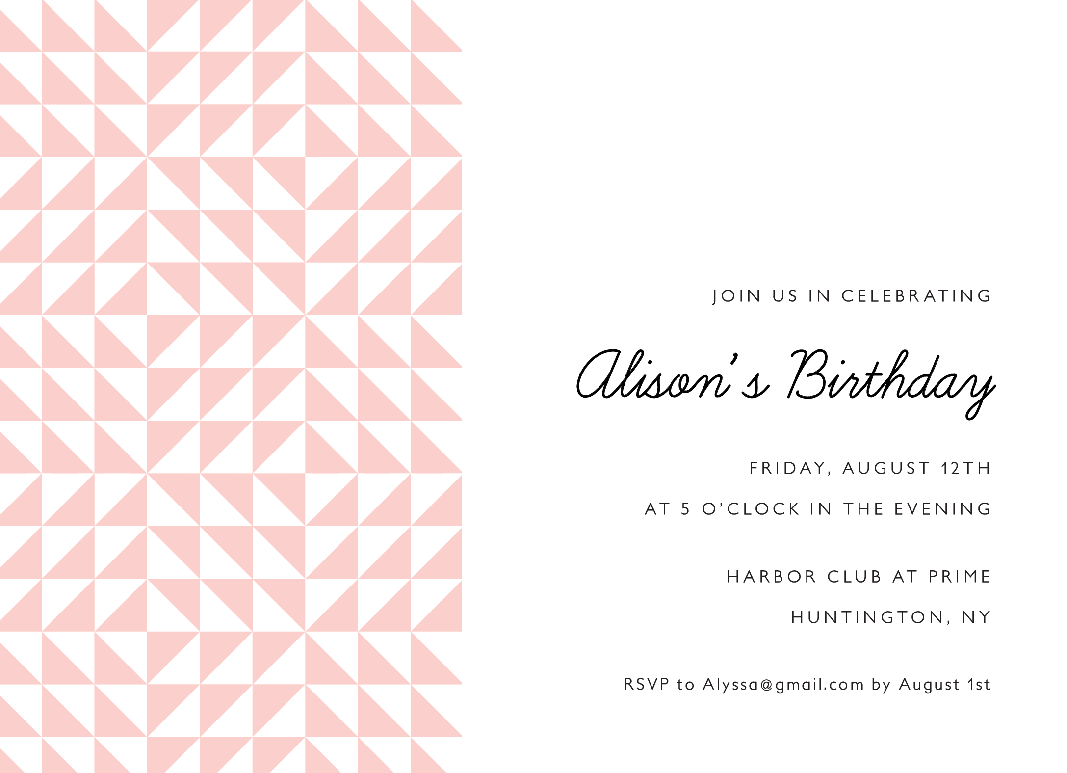 Blush Triangles