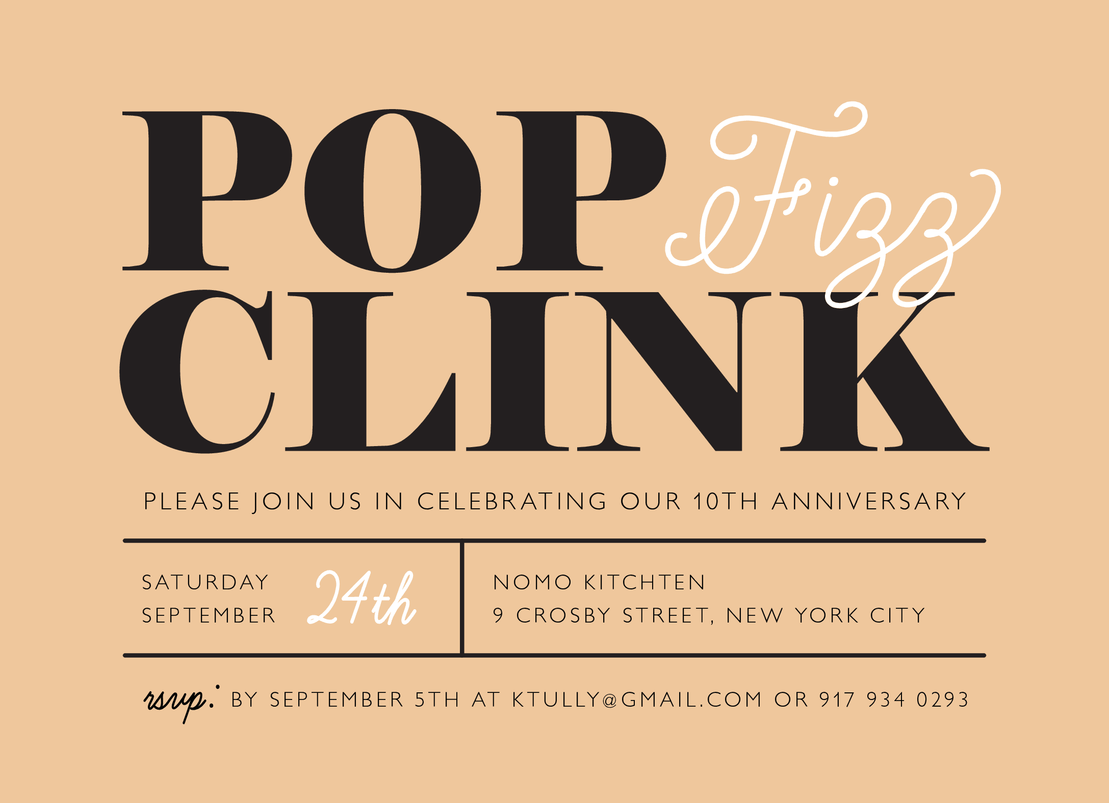 Pop Fizz Clink Invite 