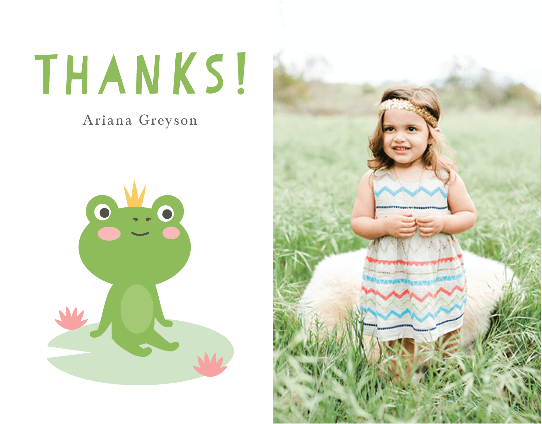 Frog Princess Thank You
