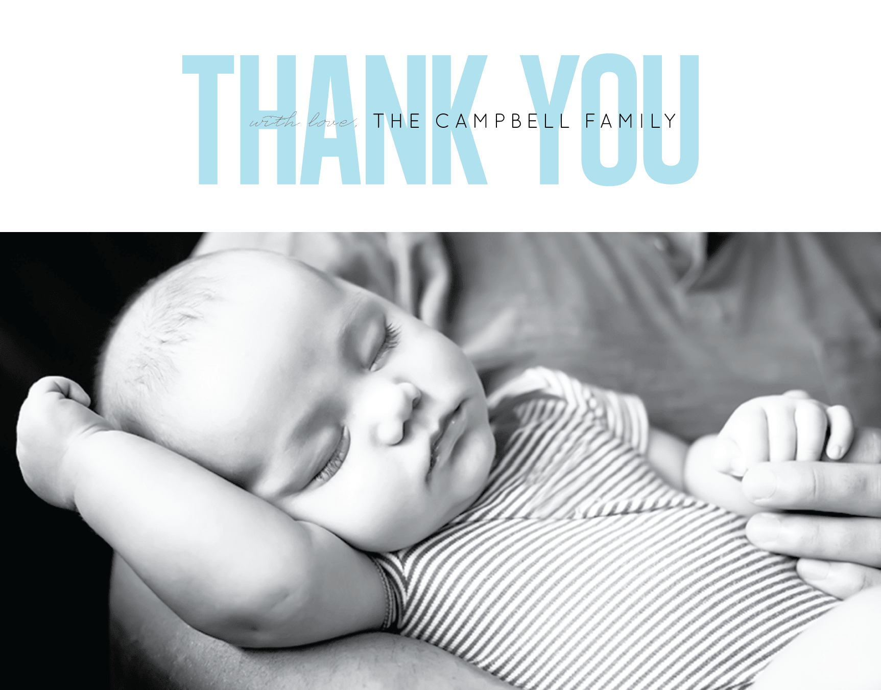 Blue Thank You Overlay