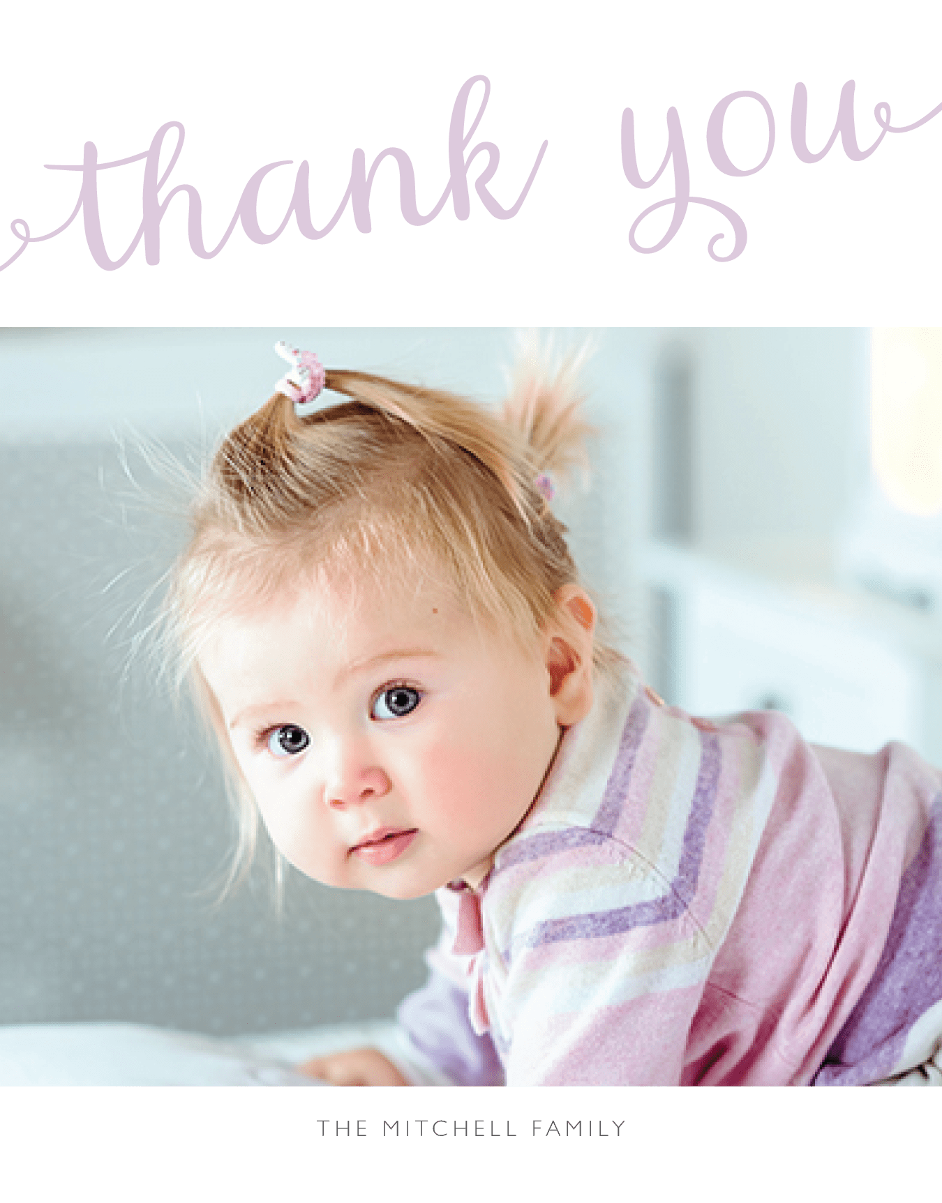 Pink Script Thank You